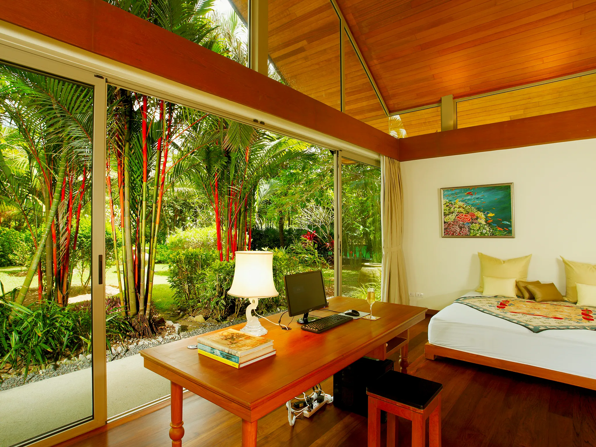 Baan Taley Rom - Bedroom garden outlook