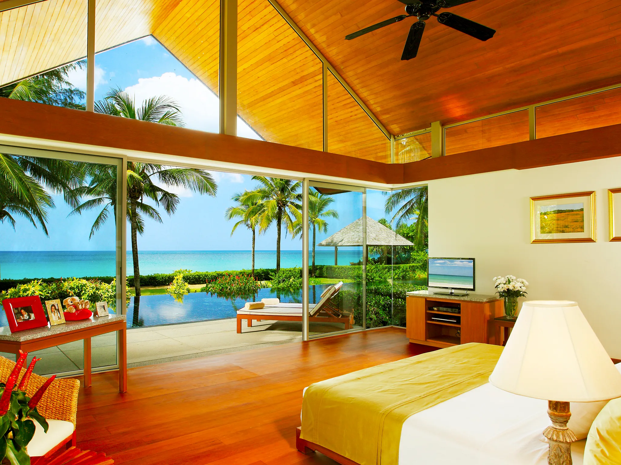 Baan Taley Rom - Bedroom sea view