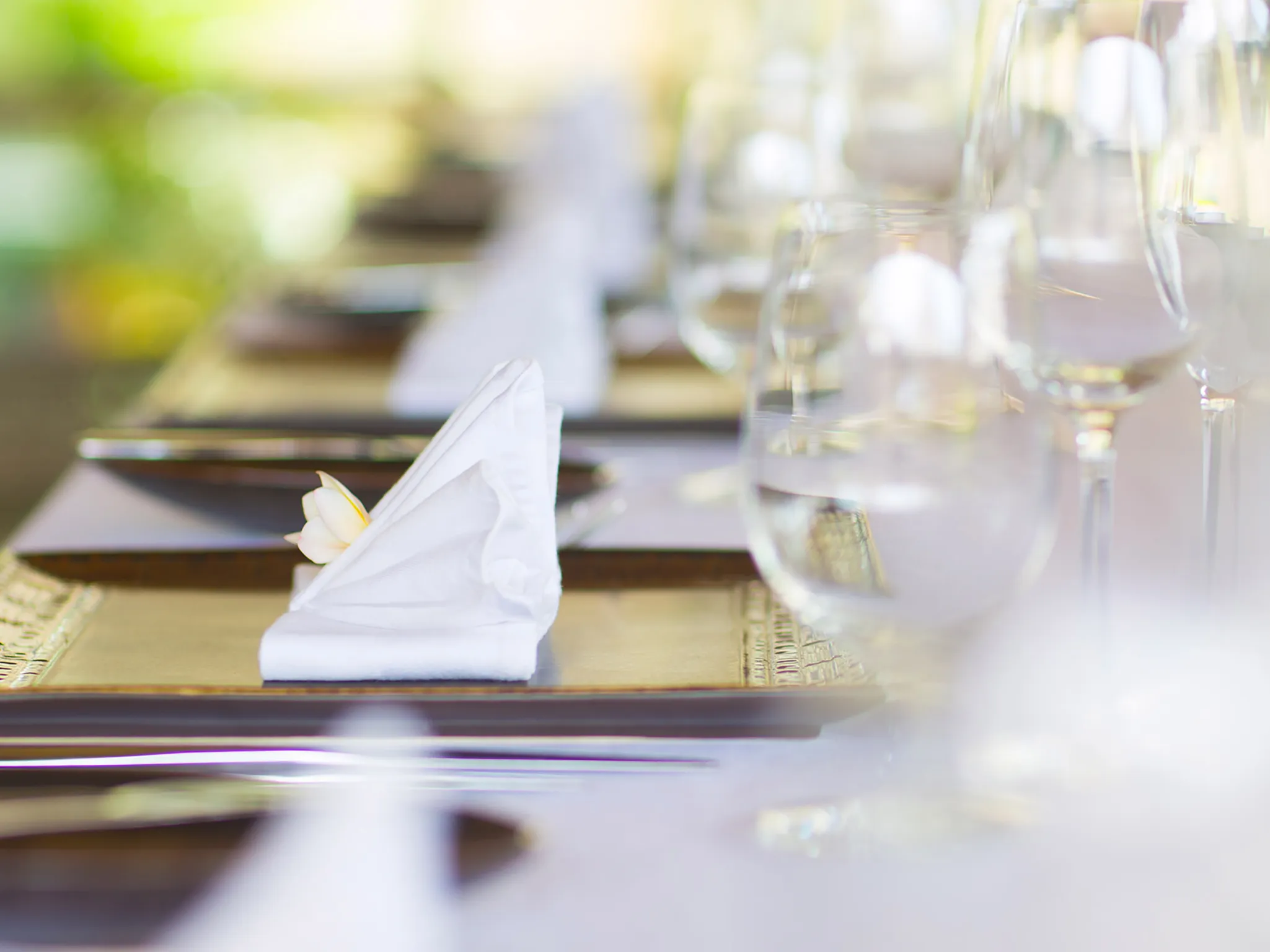 Villa Bayu Gita - Beachfront - Dining set up