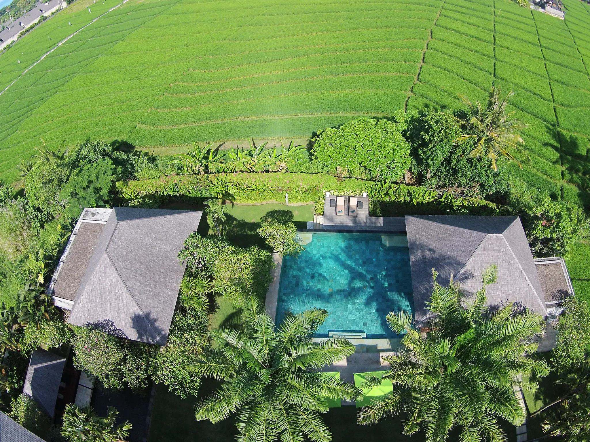 Bendega Nui - The villas from above