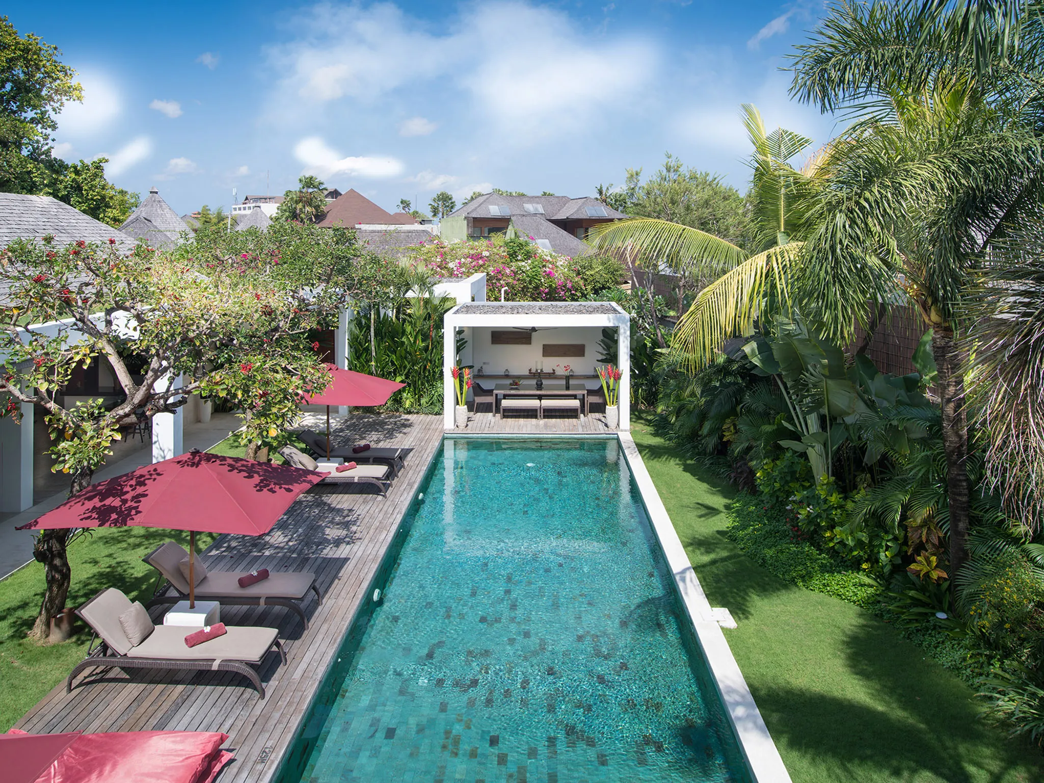 Casa Brio - Pool view from upstairs terrace