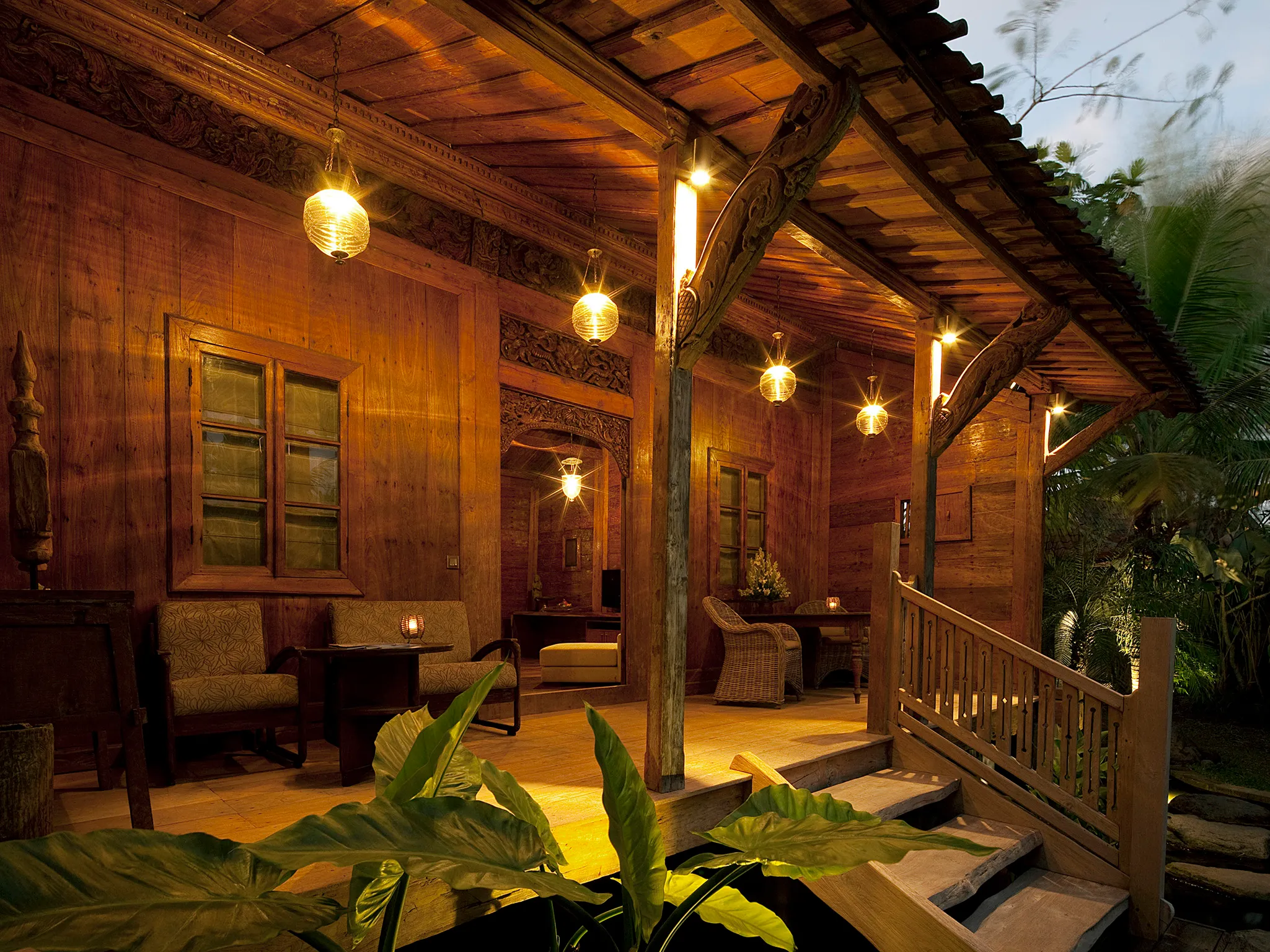 Villa Radha - Front porch
