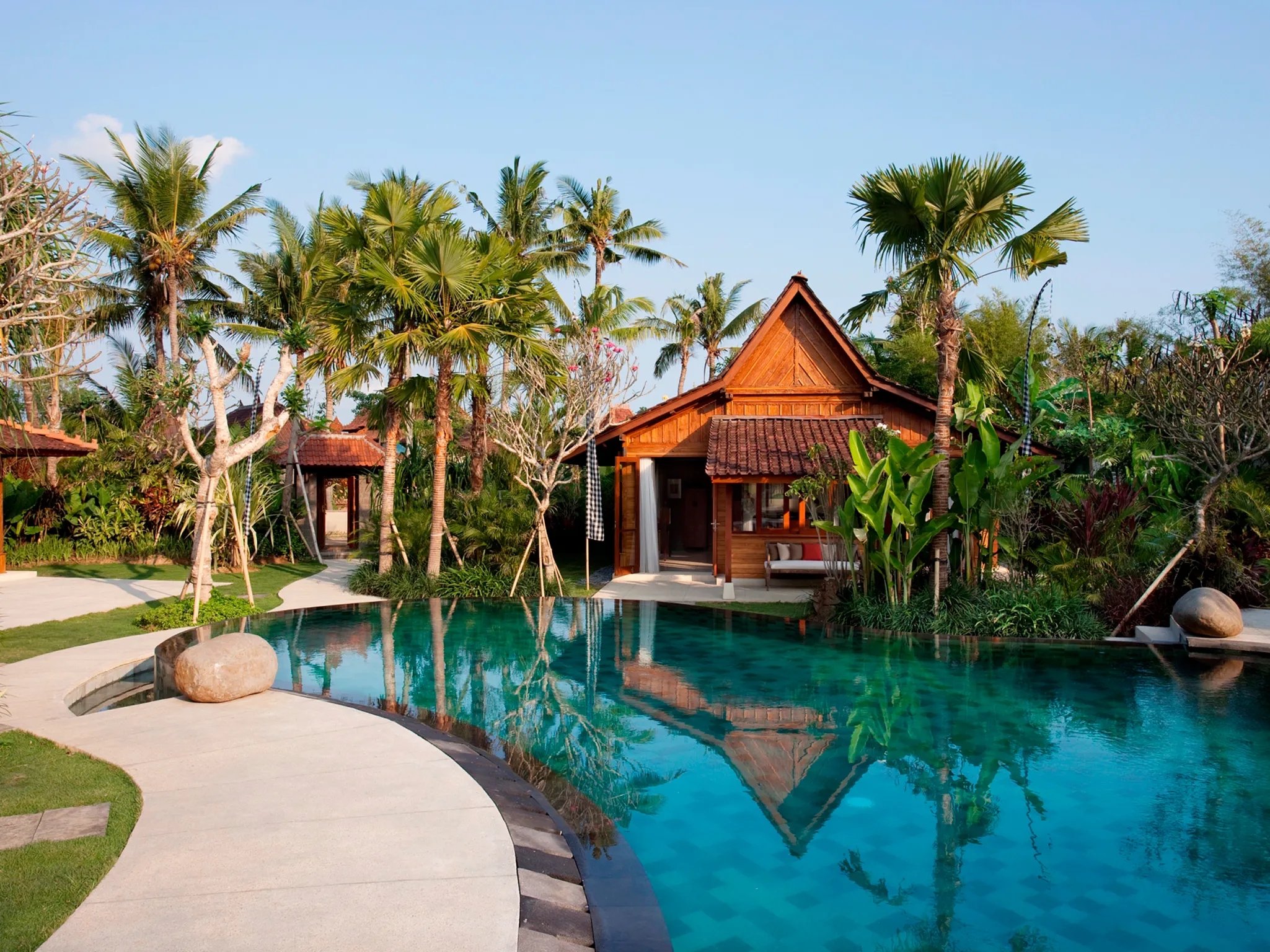 3. Villa Sati - Pool reflections
