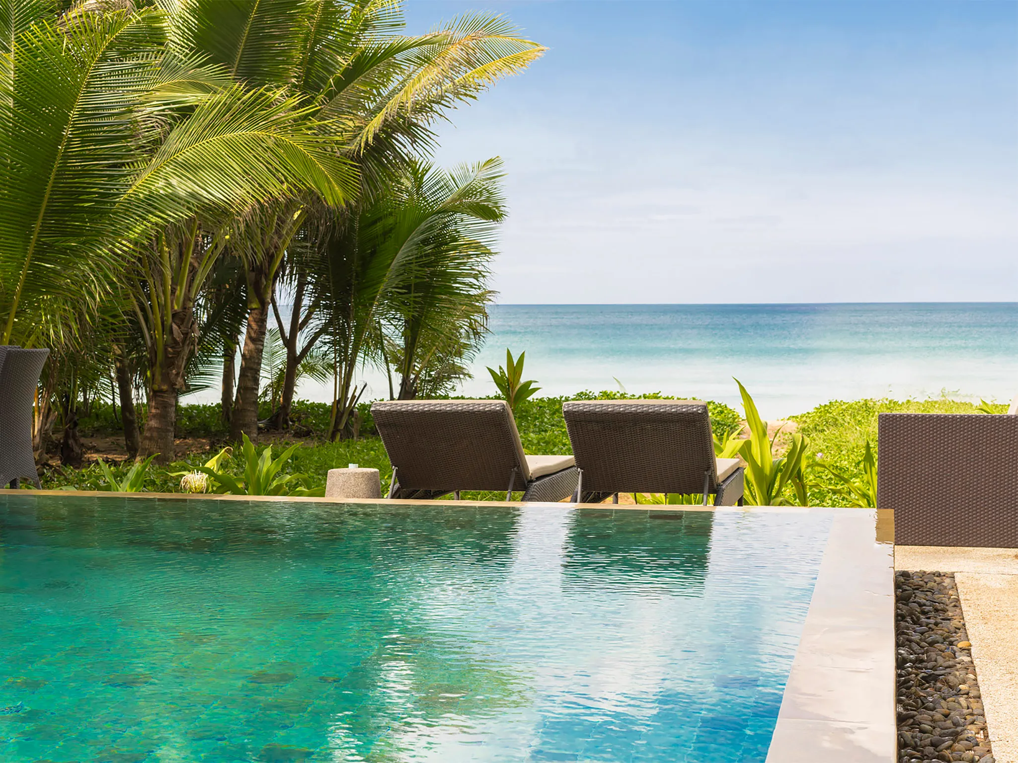 Infinity Blue Phuket - Pool and the view