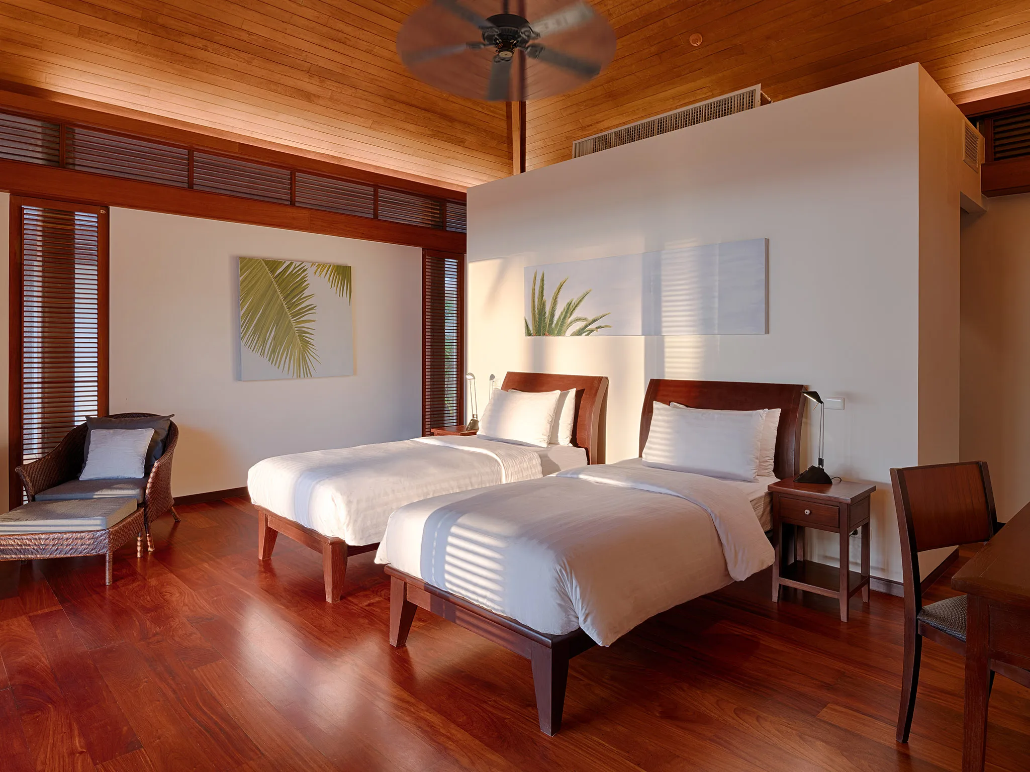 Jivana Beach Villas - Villa Ananda - Twin bedroom