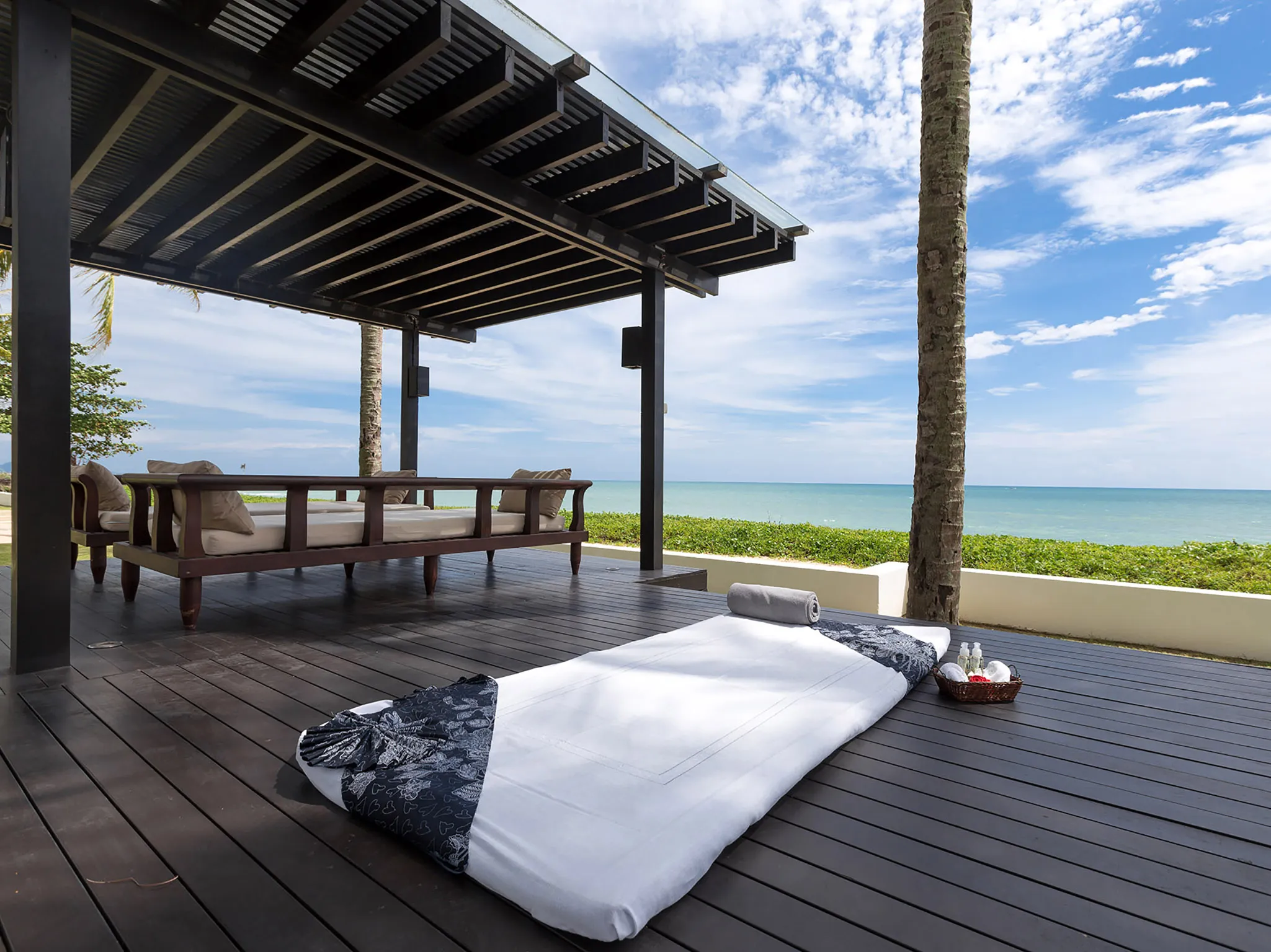 Villa Jia - Outdoor massage setup