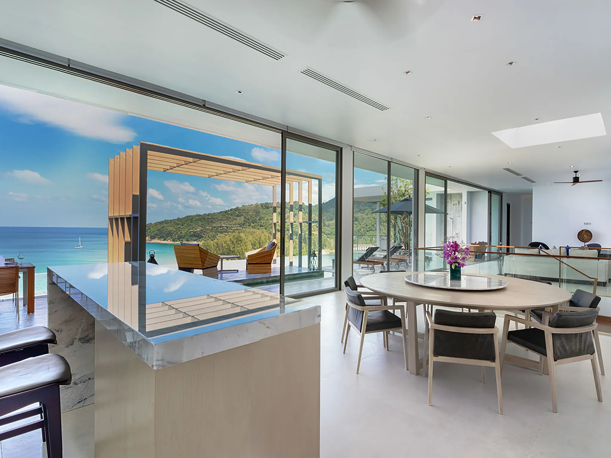 Malaiwana Penthouse - Living spaces