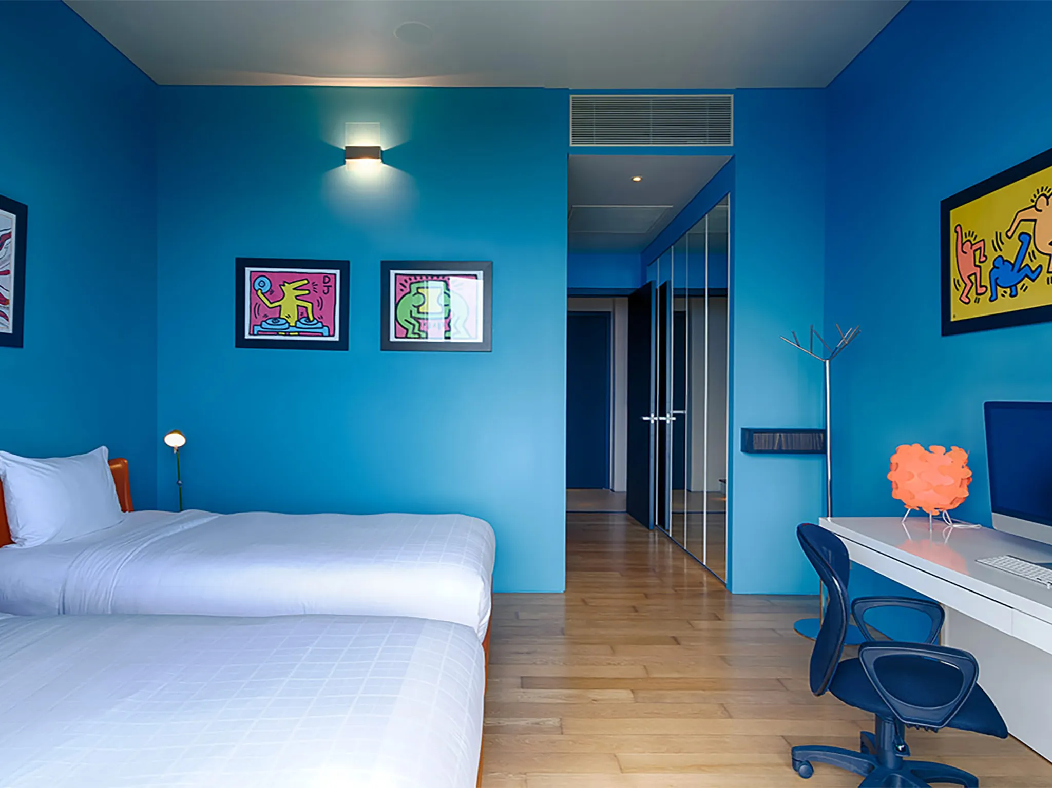 Malaiwana Villa M - Twin bedroom features