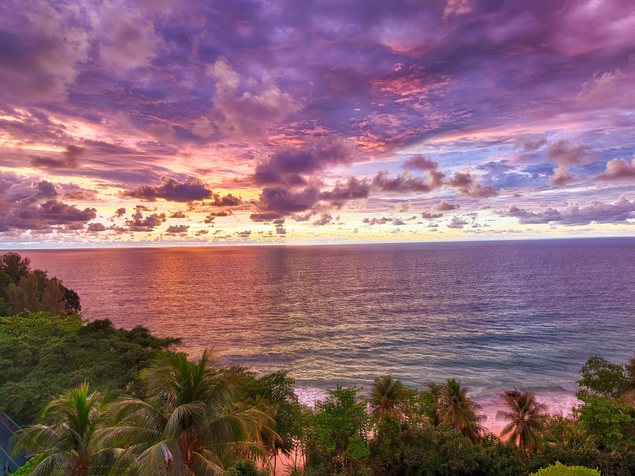 Malaiwana Villa R - Sunset view