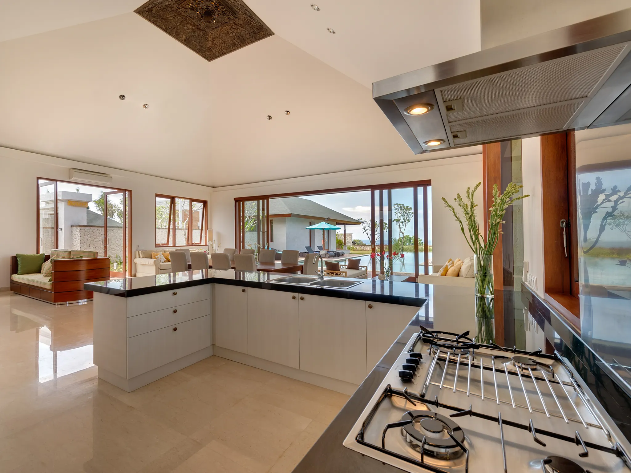 Pandawa Cliff Estate - Villa Marie - Kitchen area