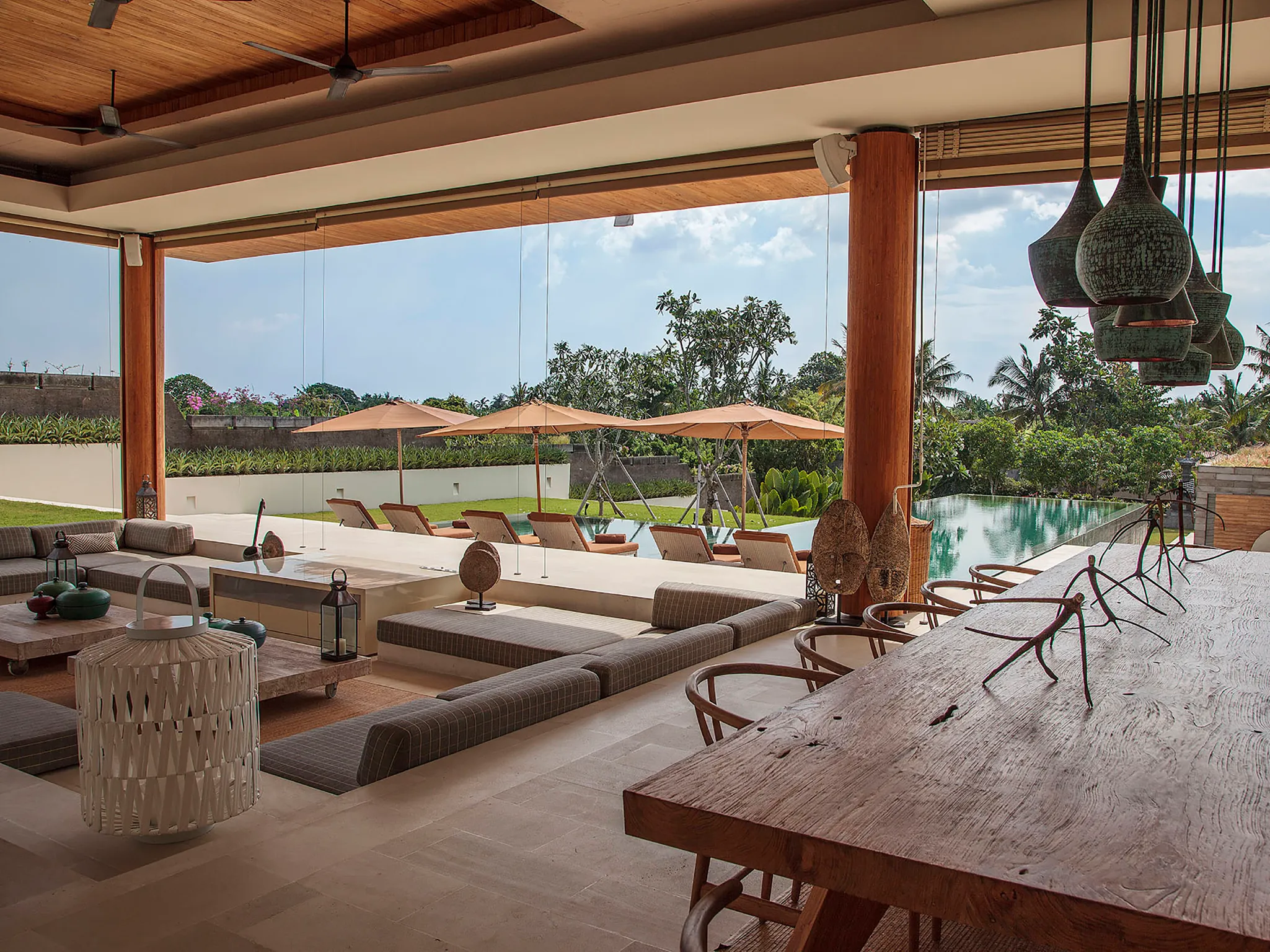 The Iman Villa - View from the lounge
