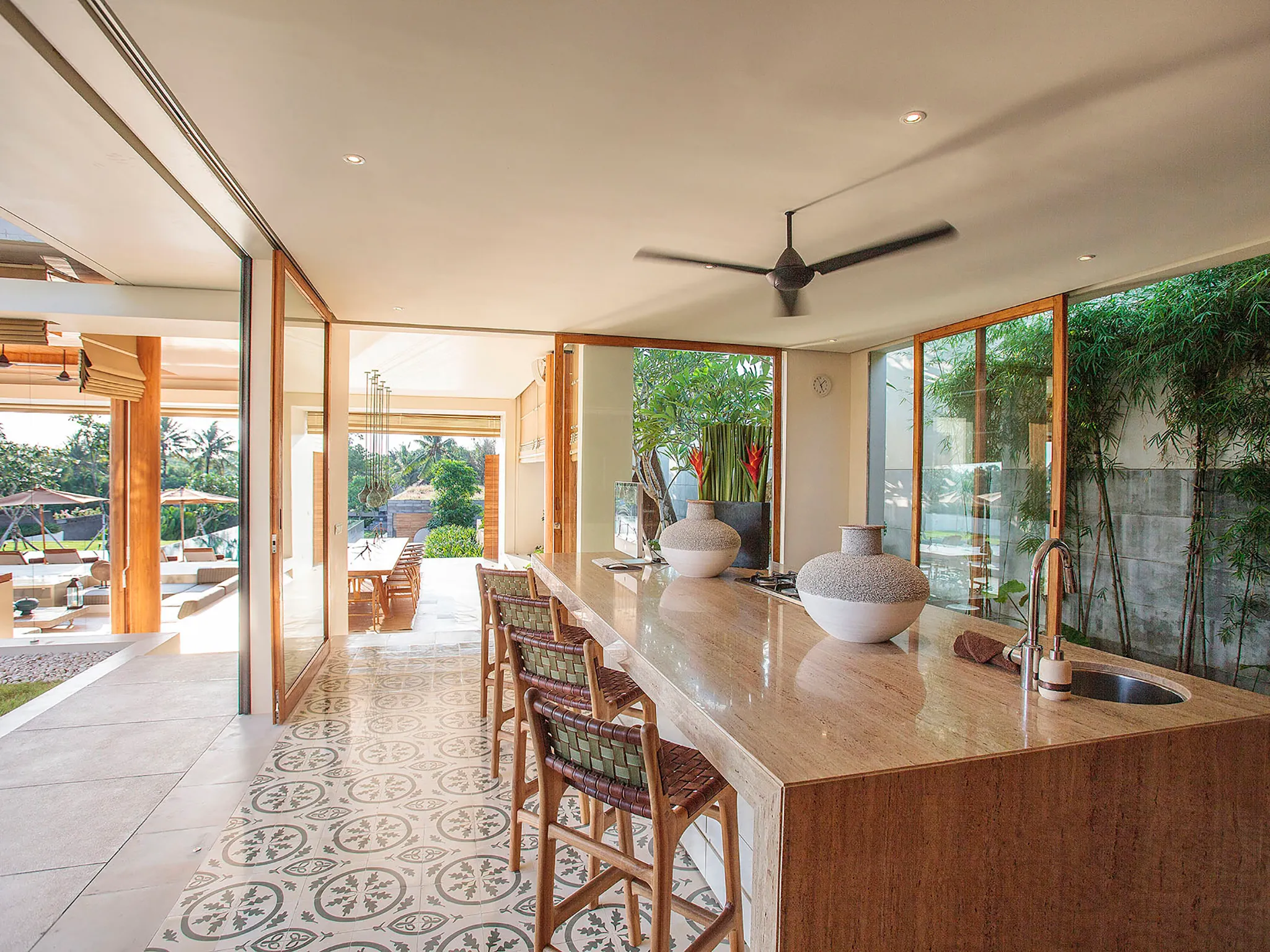The Iman Villa - Family kitchen area