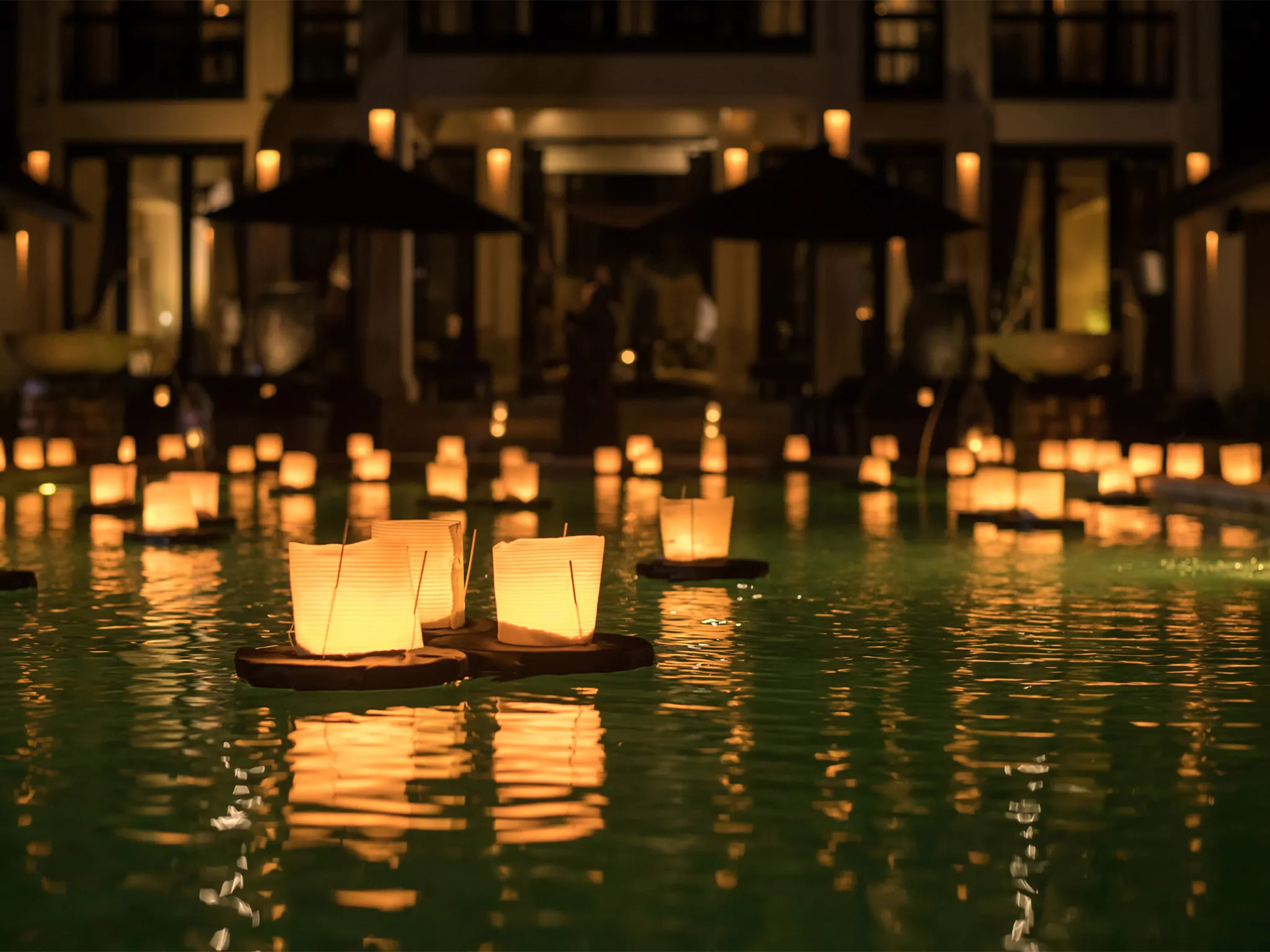 Villa Ylang Ylang - Floating candles