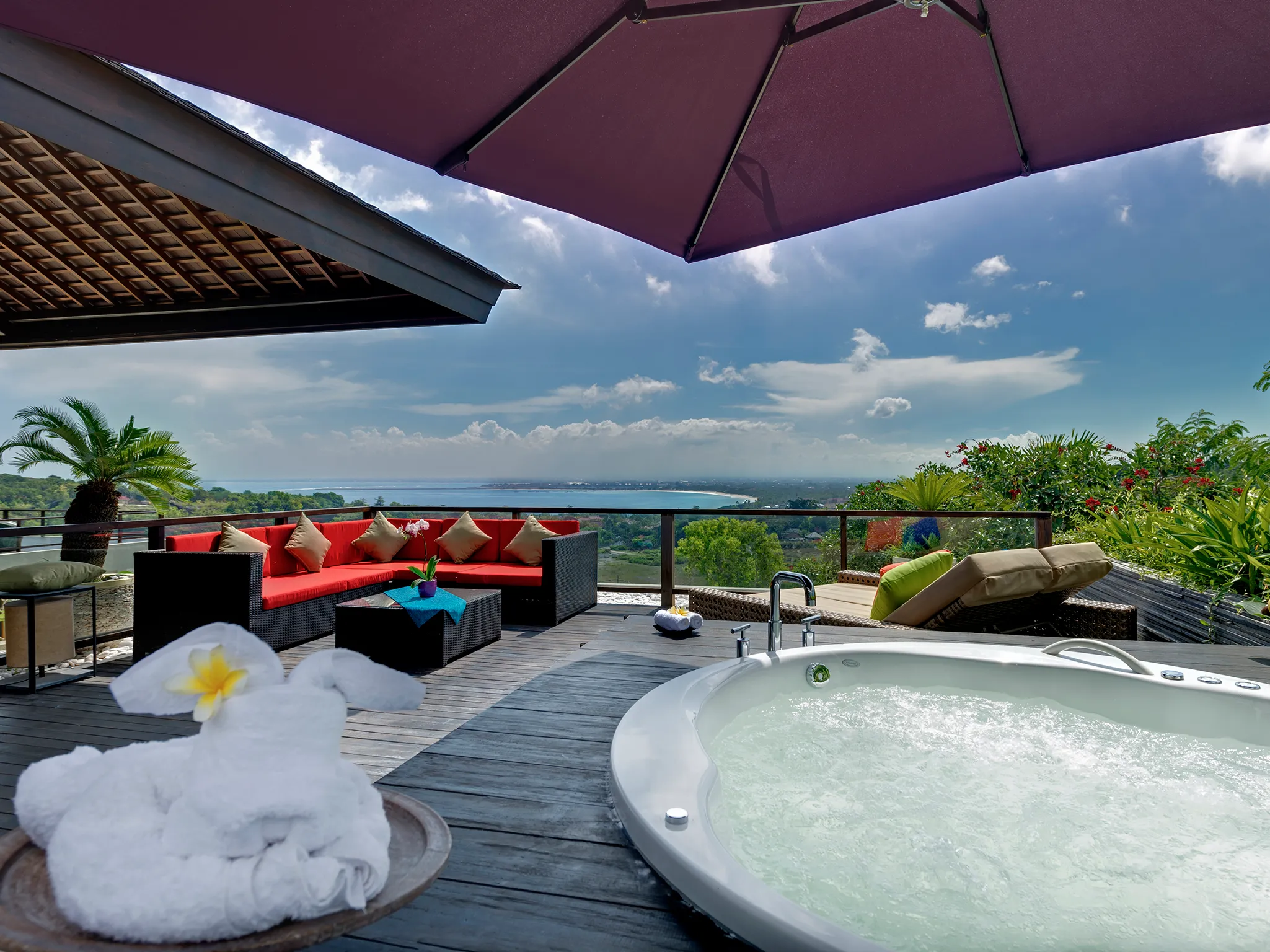 Villa Aiko - View from Jacuzzi