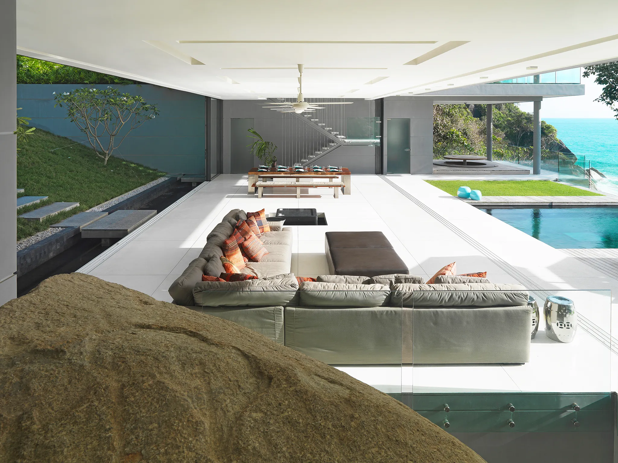 Villa Amanzi Kamala - Luxury living area