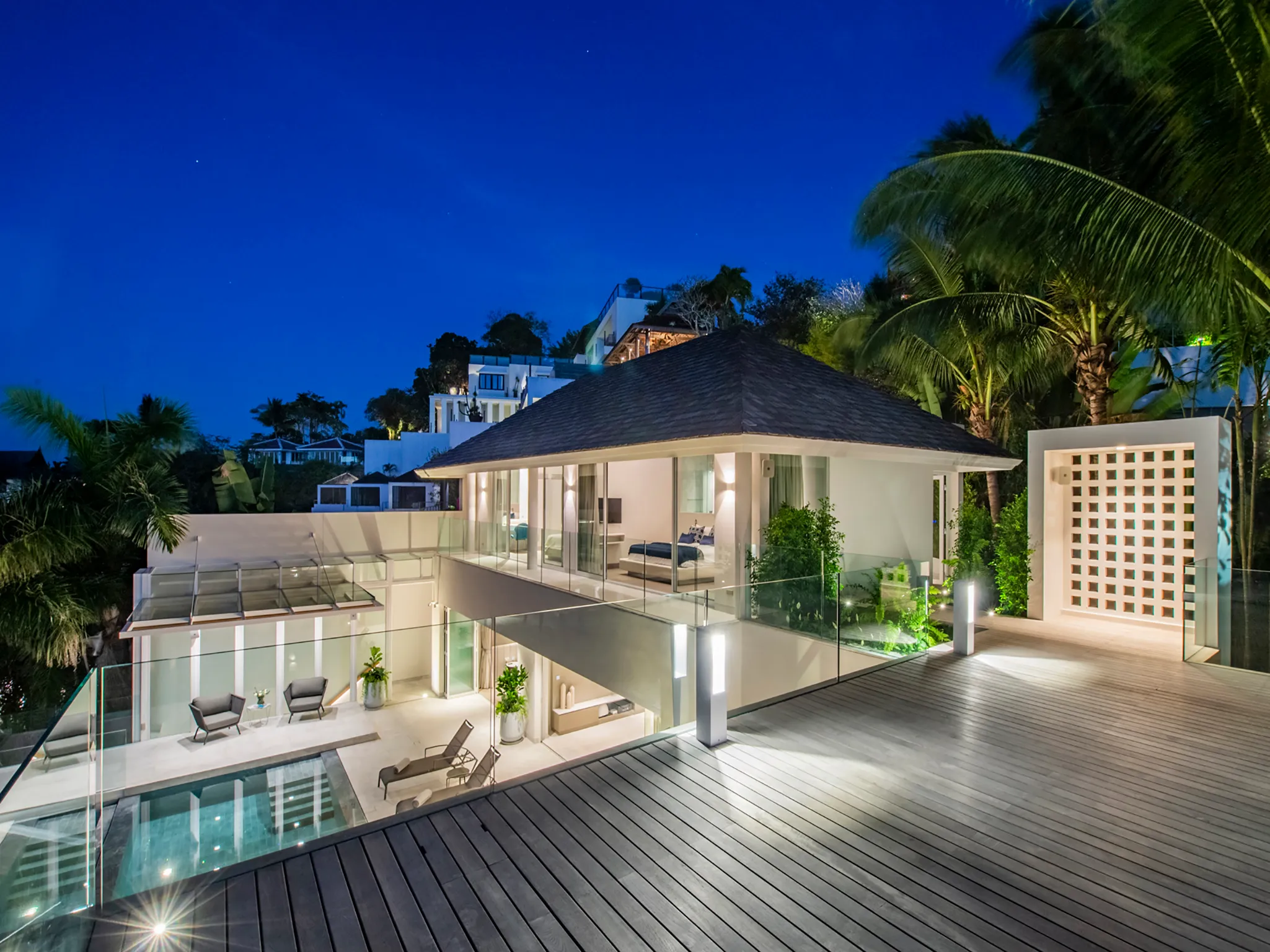Villa Borimas - Gorgeous ambience at night