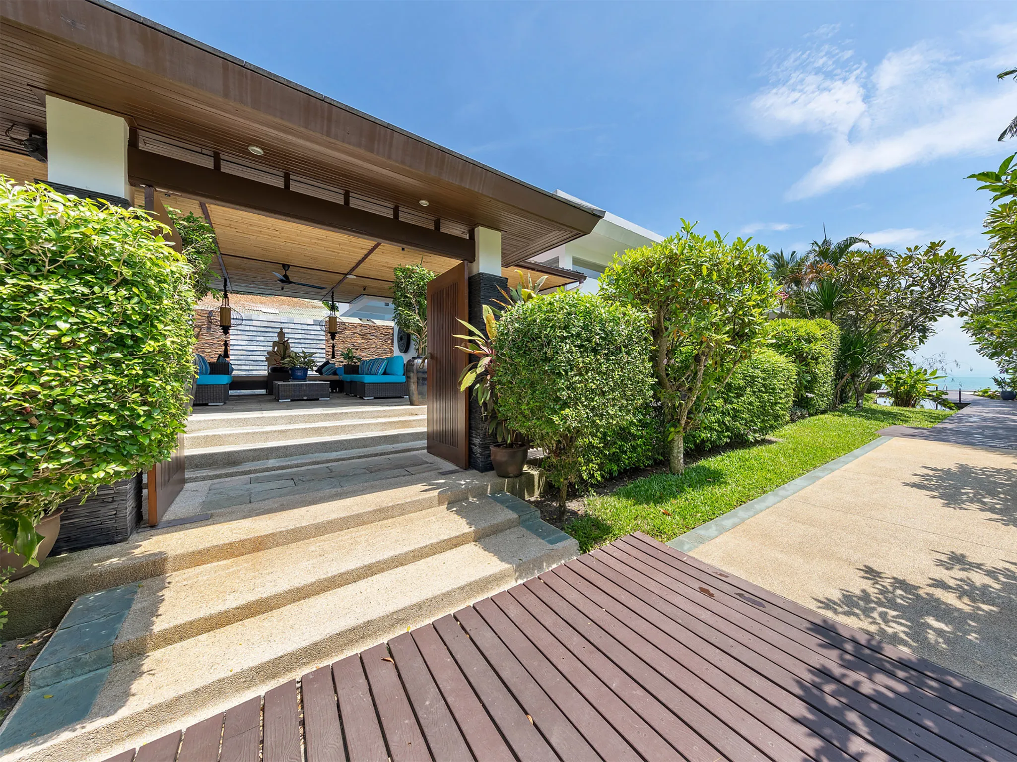 Villa Chi Samui at Lotus Samui - The entrance