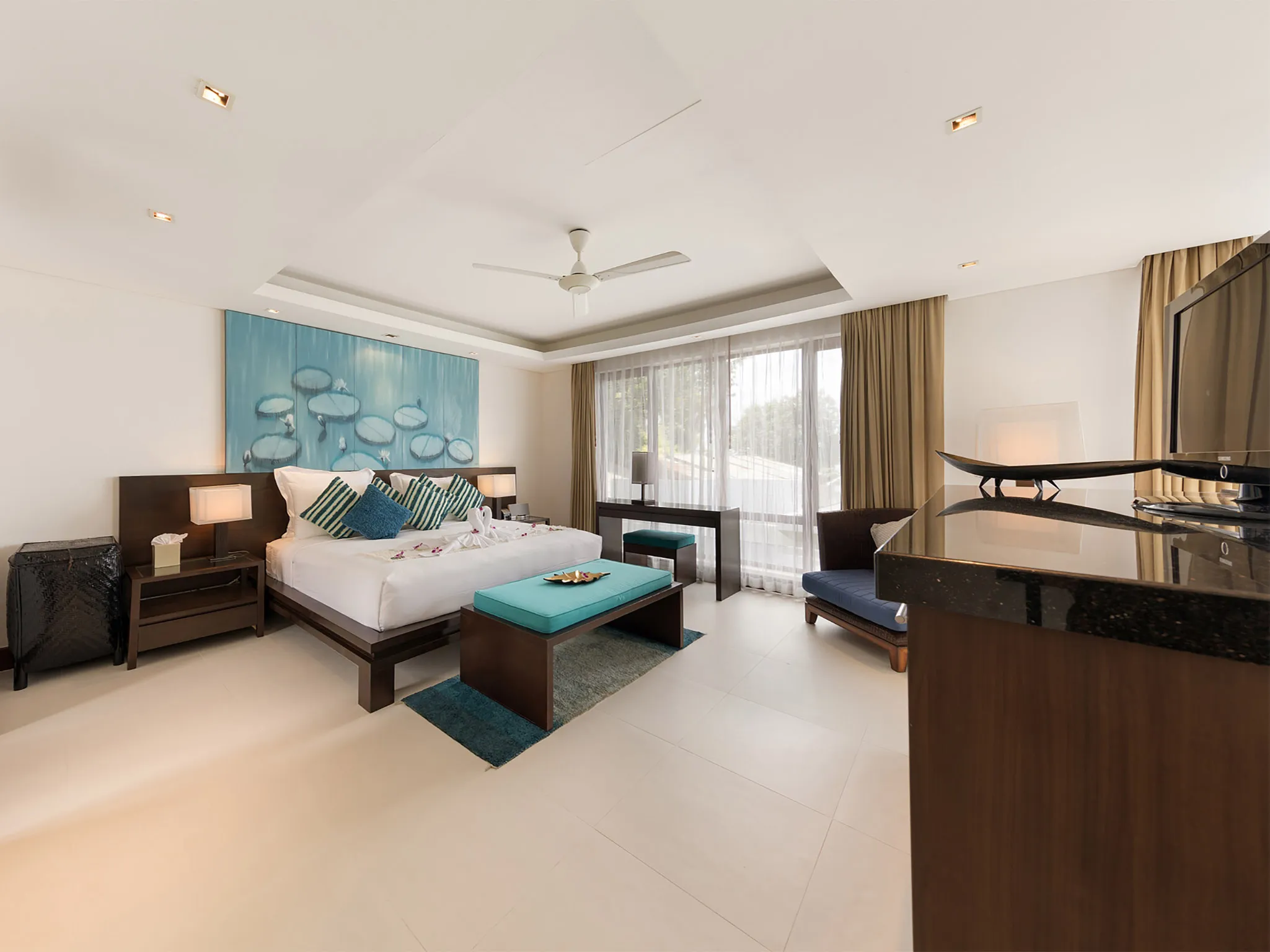 Villa Chi Samui at Lotus Samui - Bedroom five setting