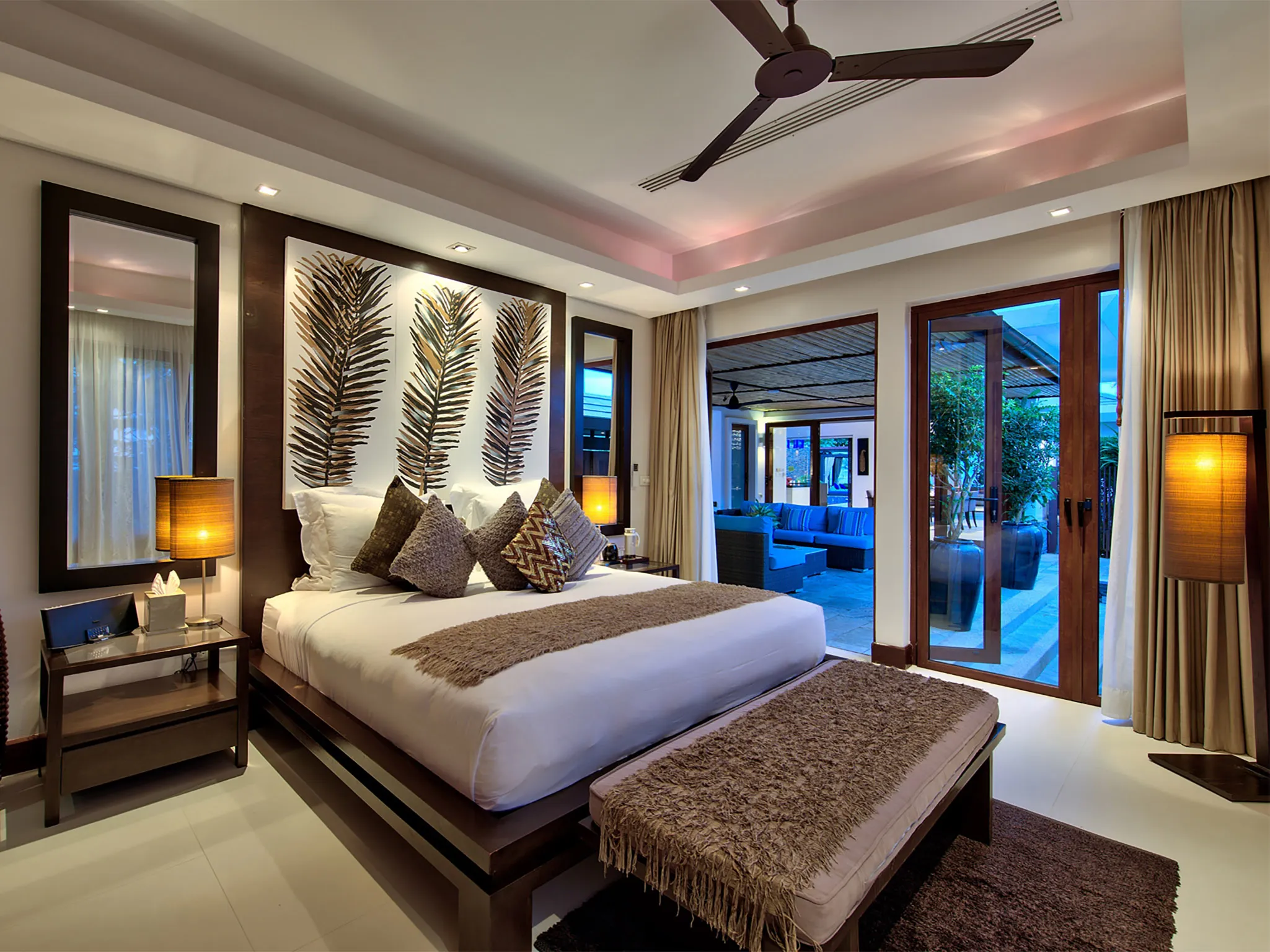Villa Chi Samui at Lotus Samui - Bedroom two design