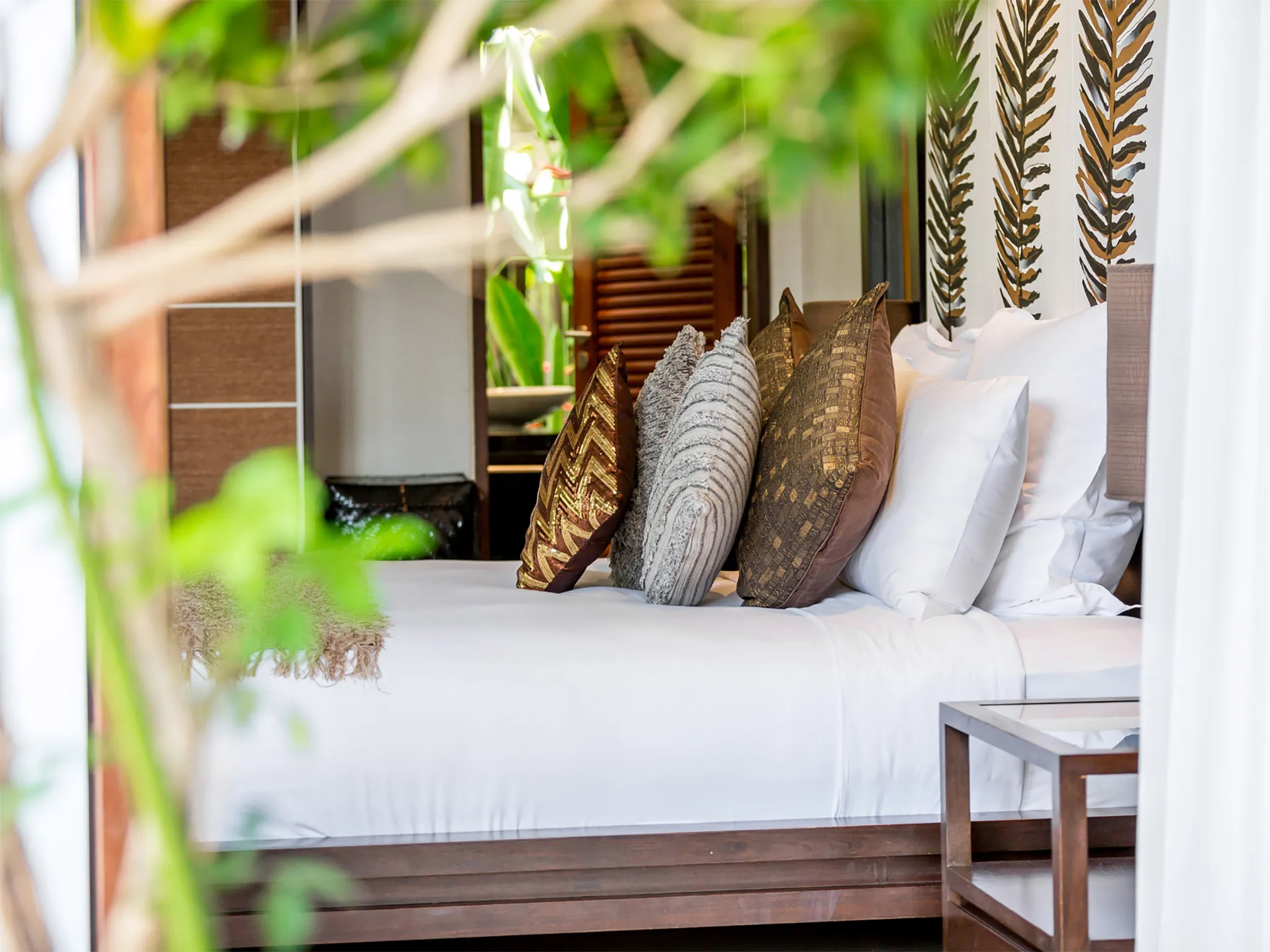 Villa Chi Samui at Lotus Samui - Bedroom two sneak view