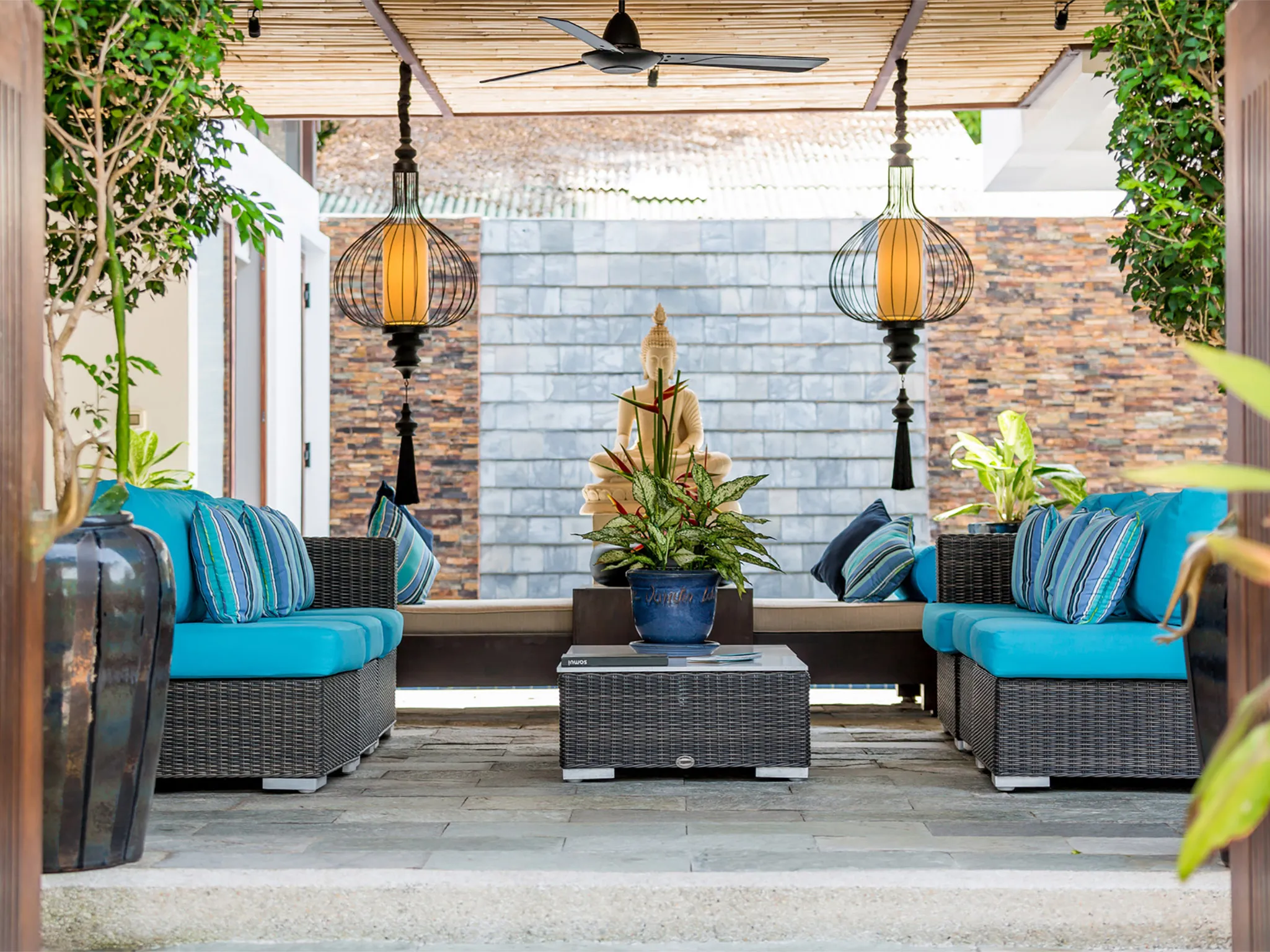 Villa Chi Samui at Lotus Samui - Gorgeous living area design