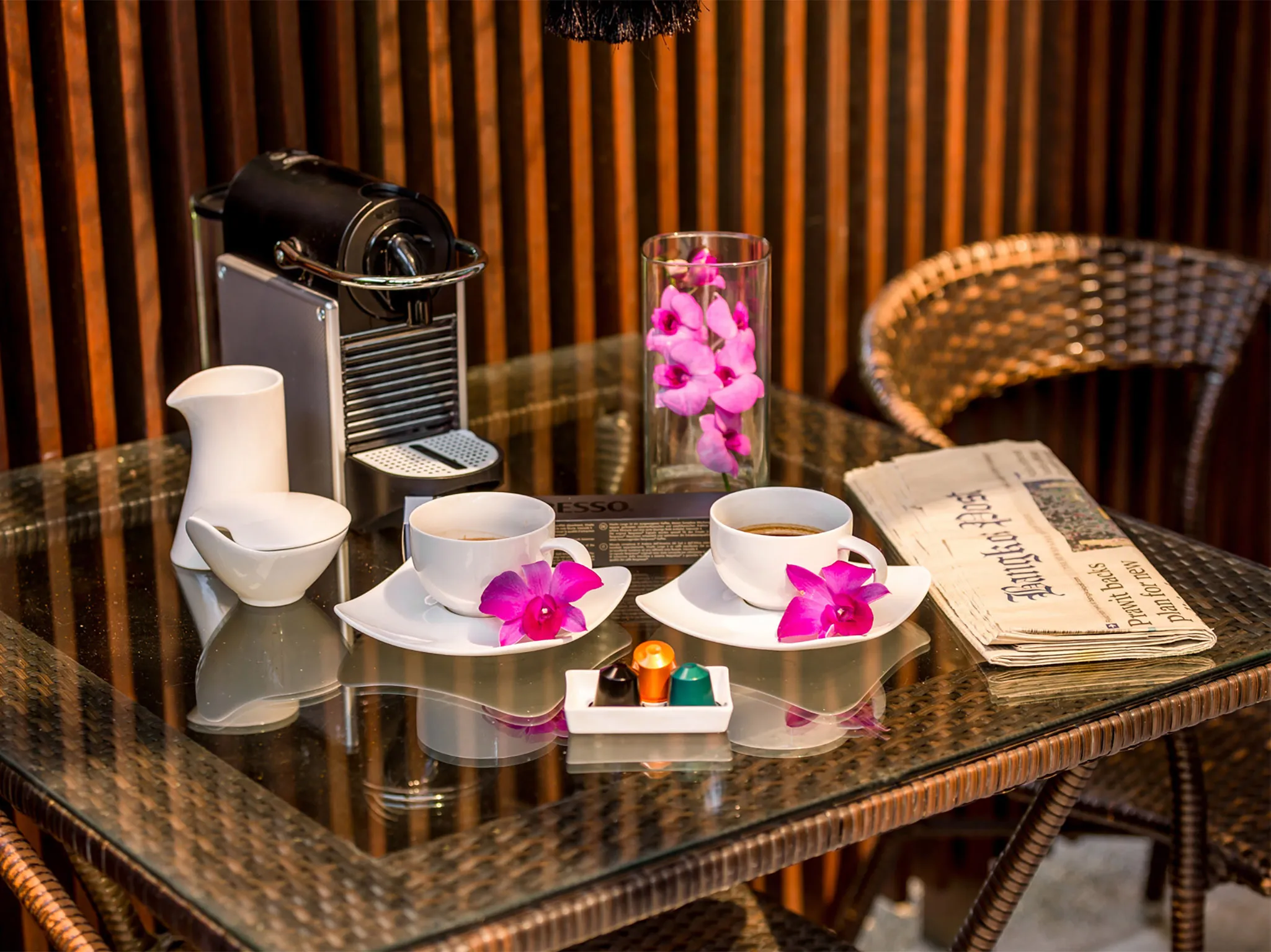 Villa Chi Samui at Lotus Samui - Morning tea