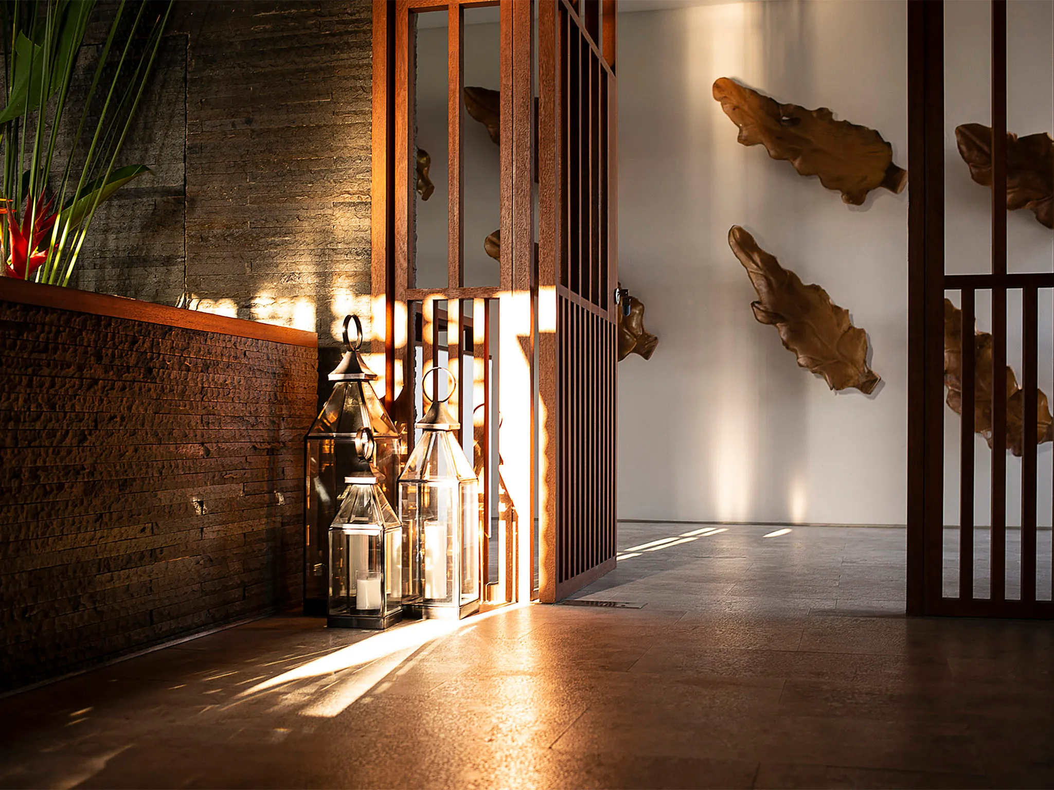 Villa Indrani - Wooden walkways