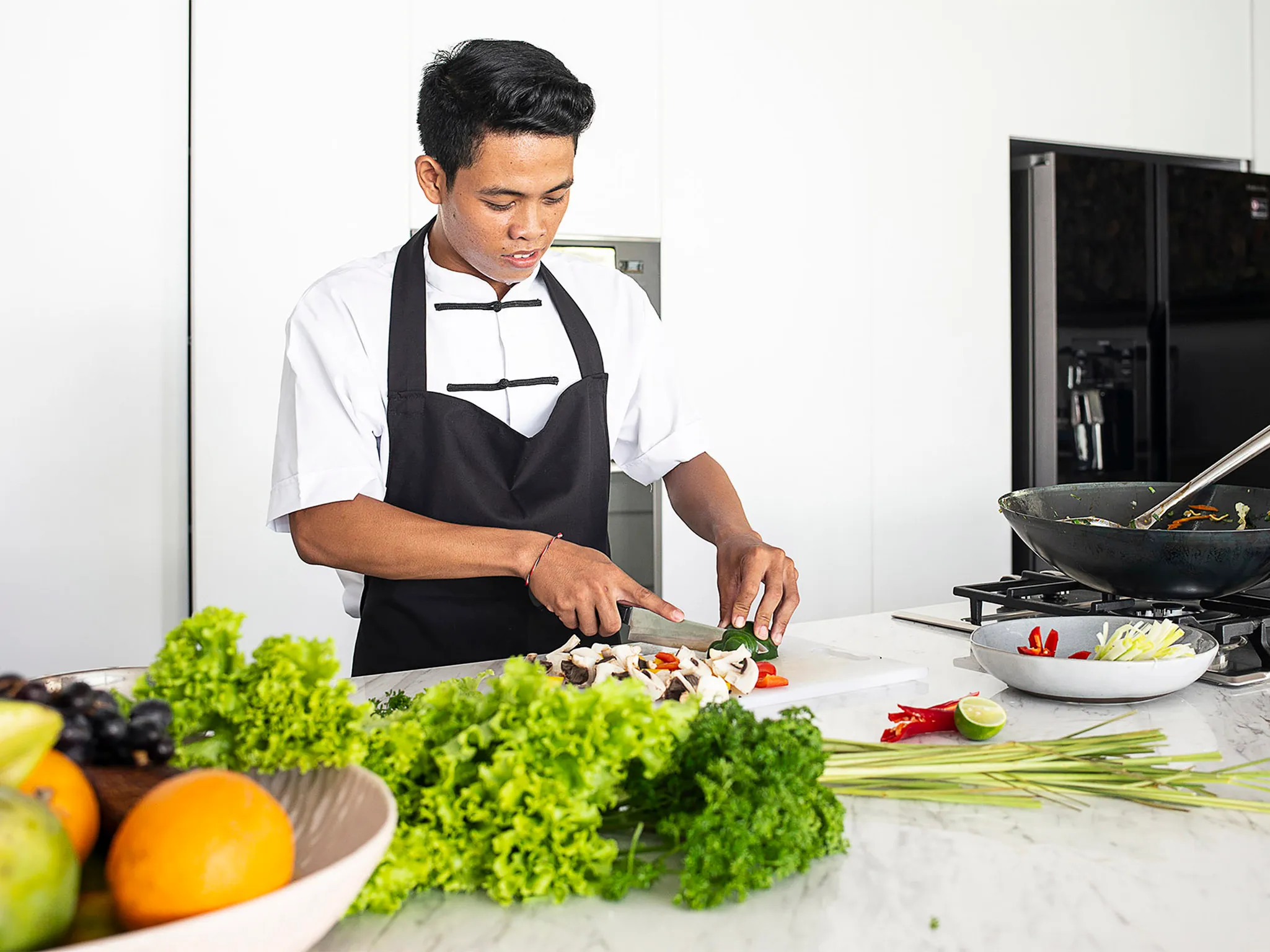 Villa Indrani - Food preparation