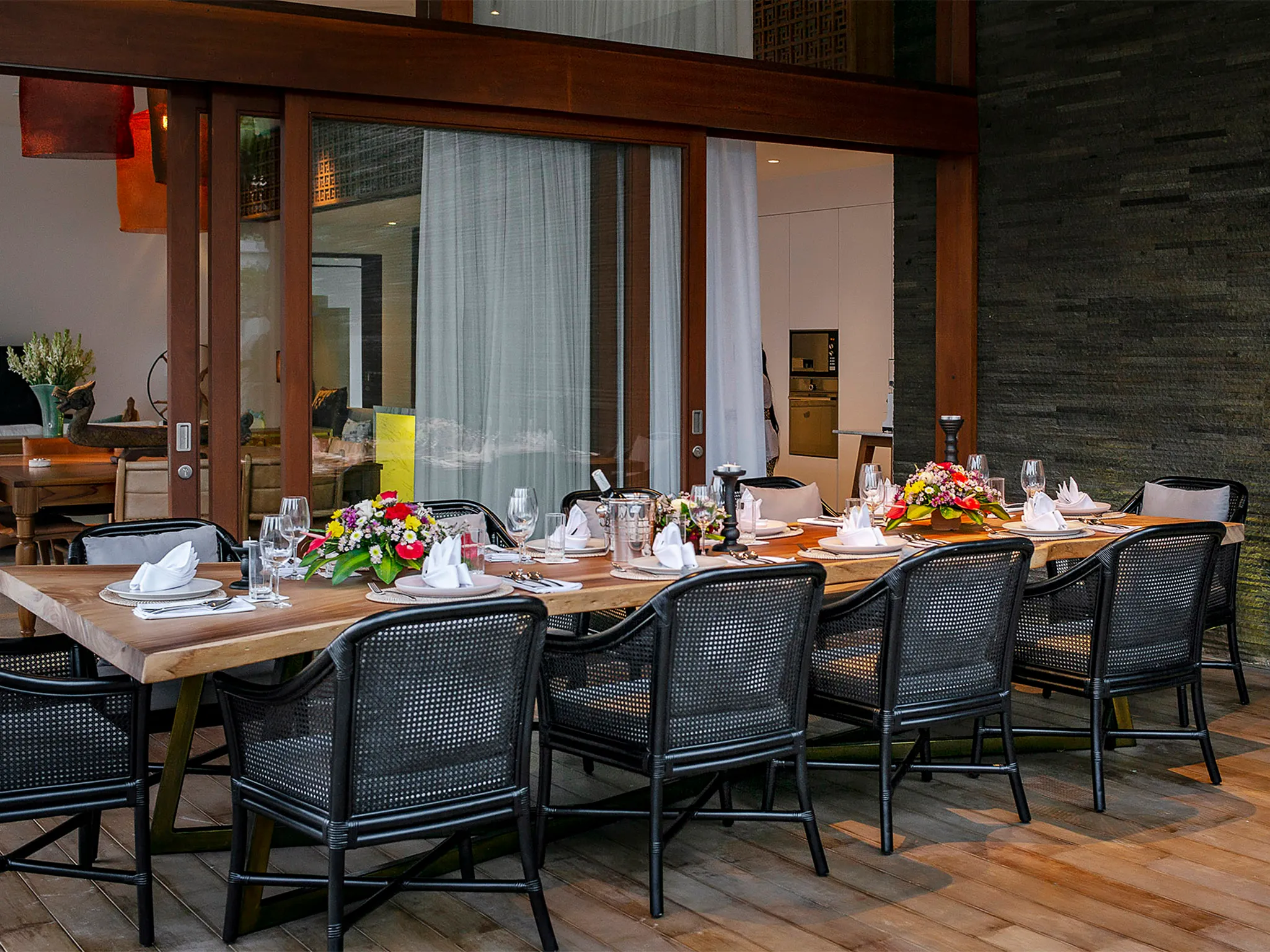 Villa Indrani - Dining area layout