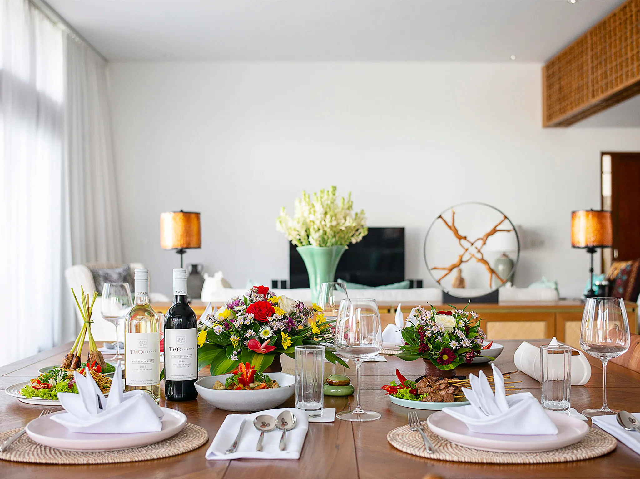 Villa Indrani - Fabulos dining setup