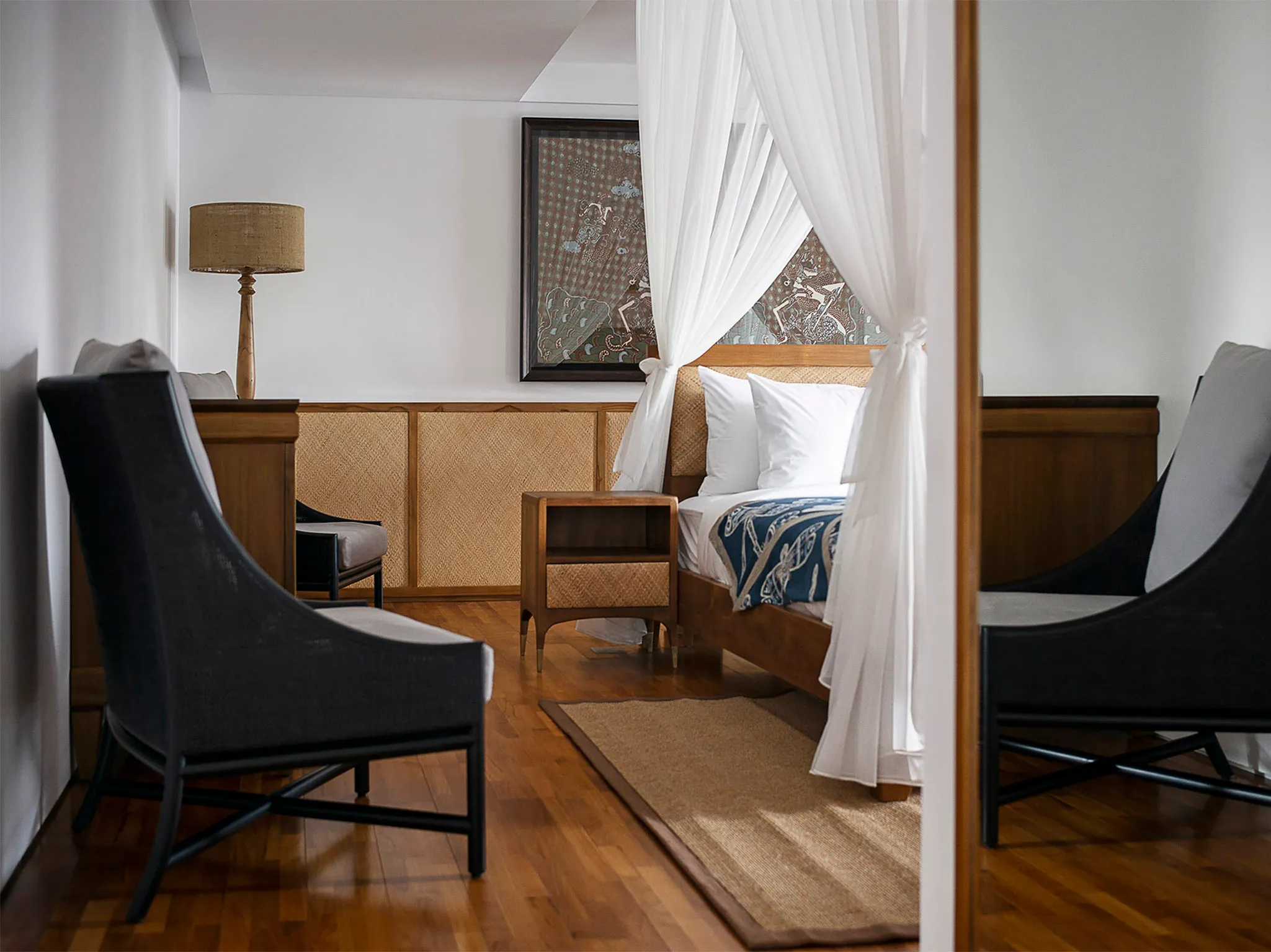 Villa Indrani - Wooden touch in bedroom