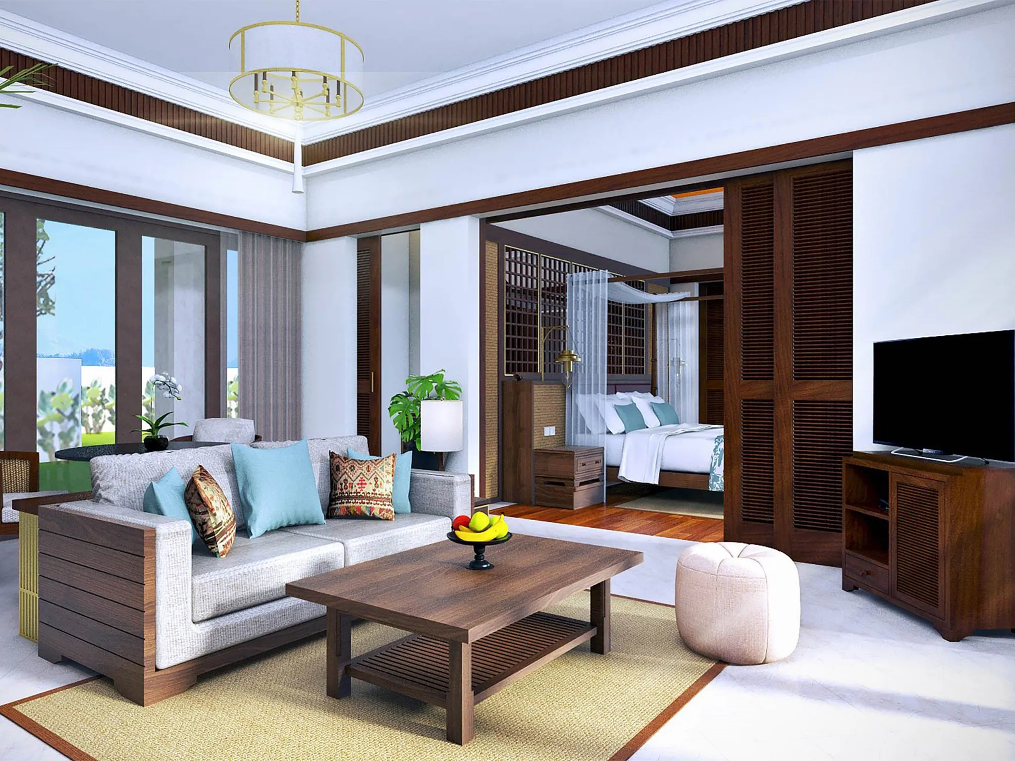 Villa Kailasha - Intimate living space