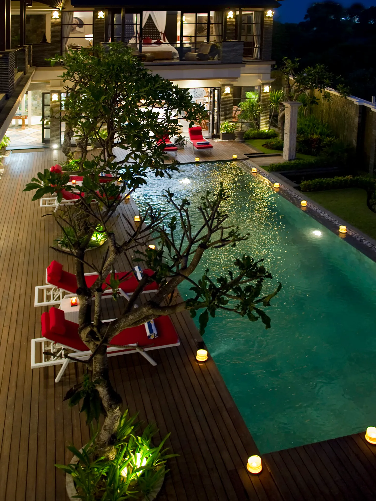 Villa Lega - Pool view from master bedroom