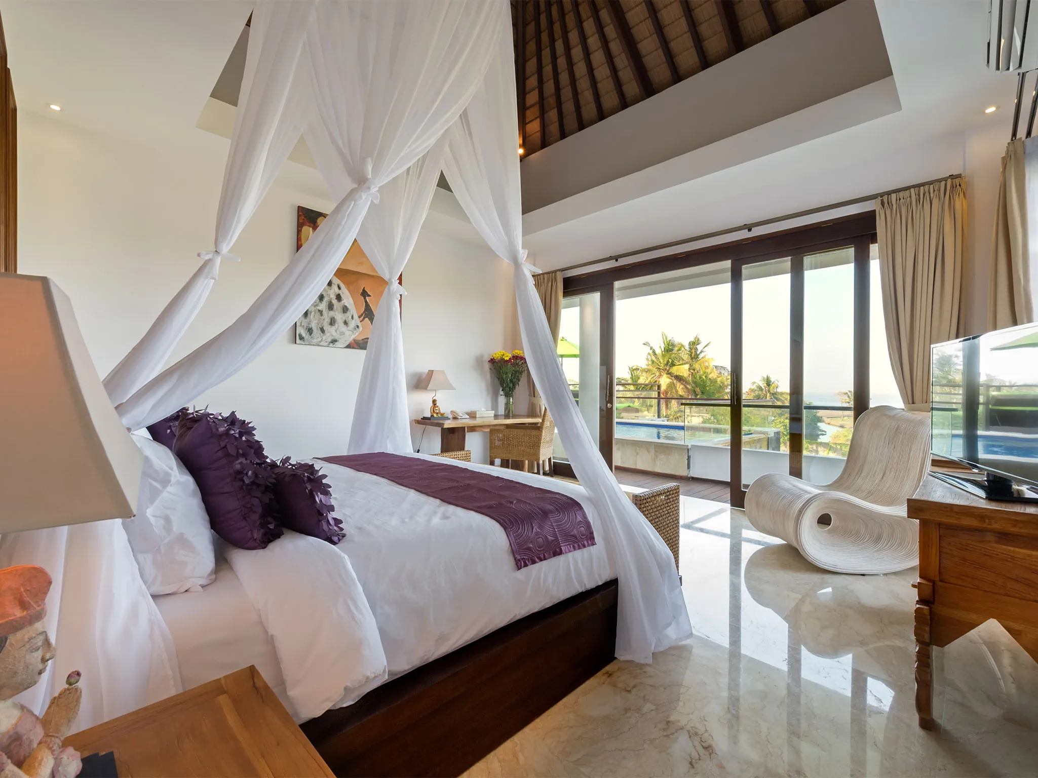 Villa Luwih - Upstairs bedroom two
