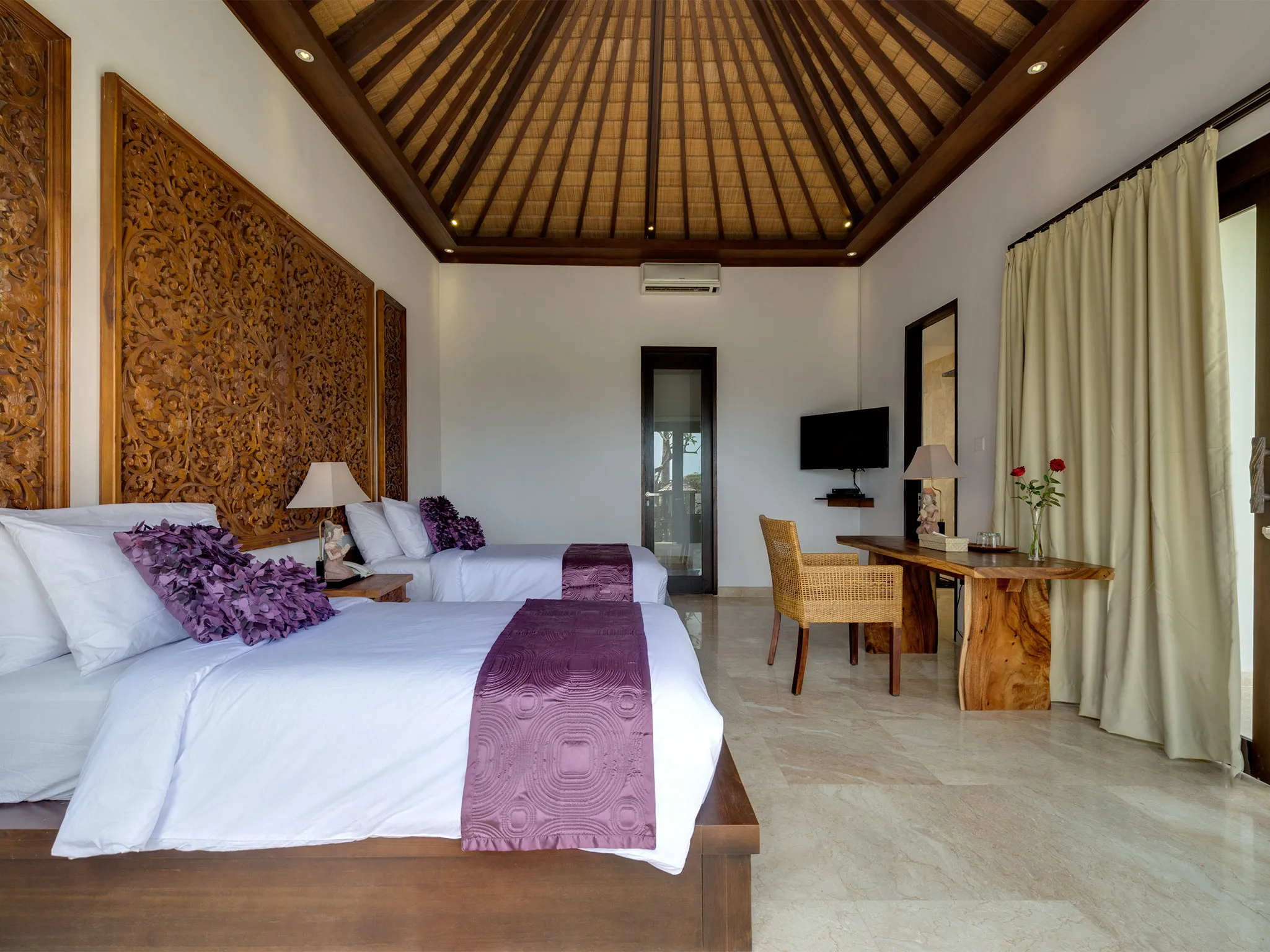 Villa Luwih - Ground floor bedroom three