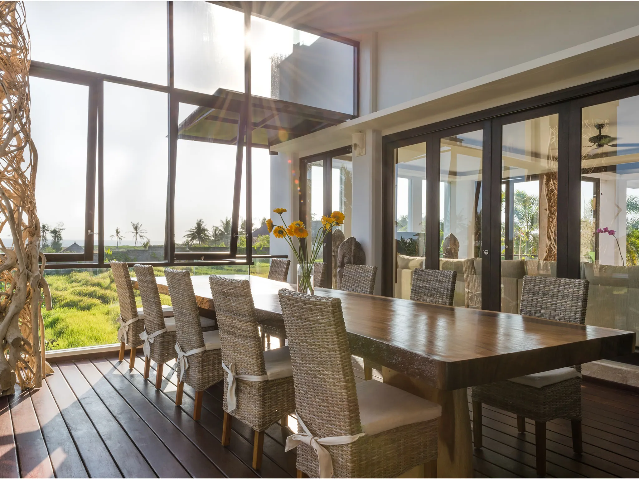 Villa Luwih - Beachview dining