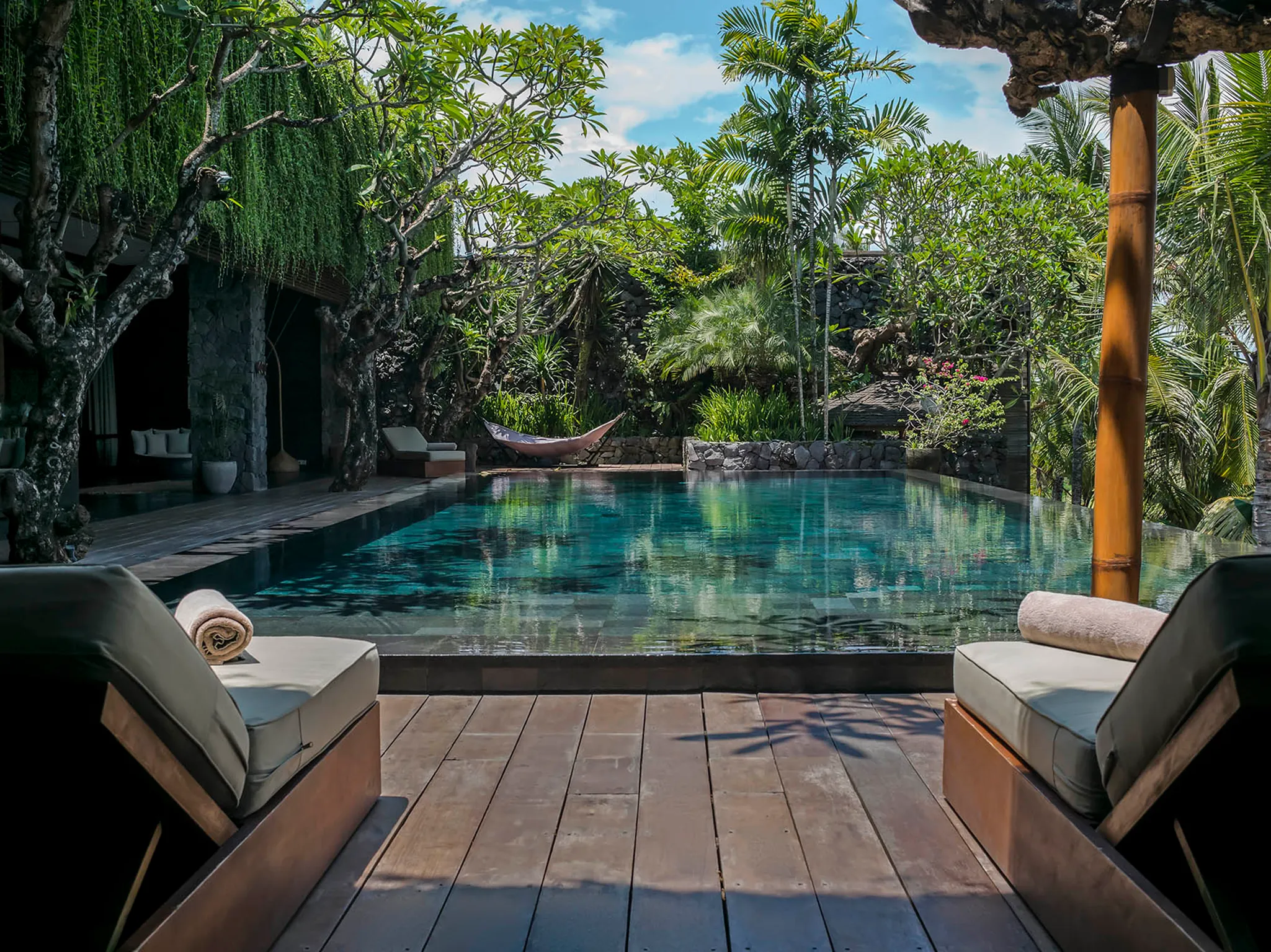 Villa Mana - From the pool edge