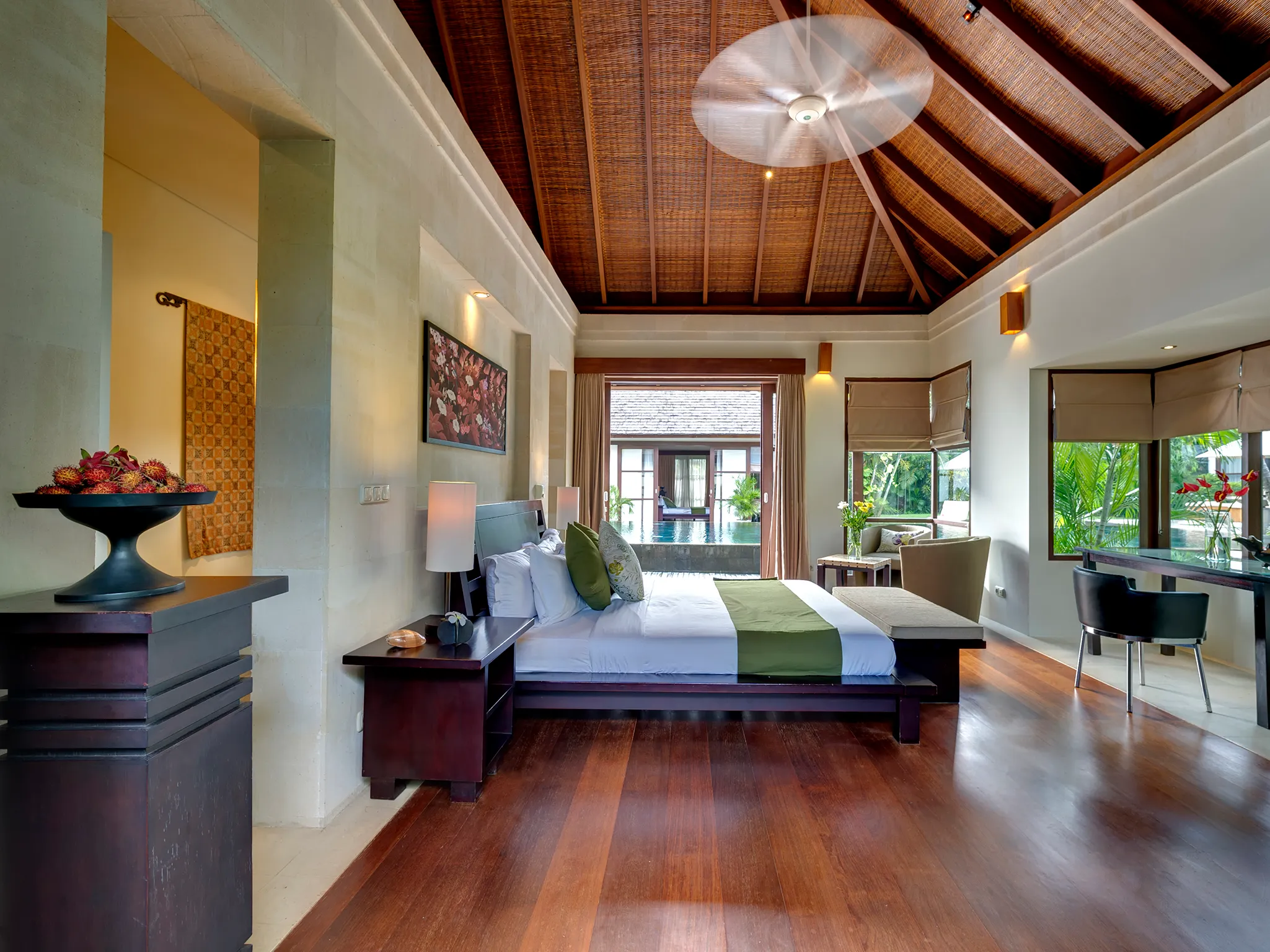 Villa Mandalay - Left side sleeping pavilion, first guest bedroom