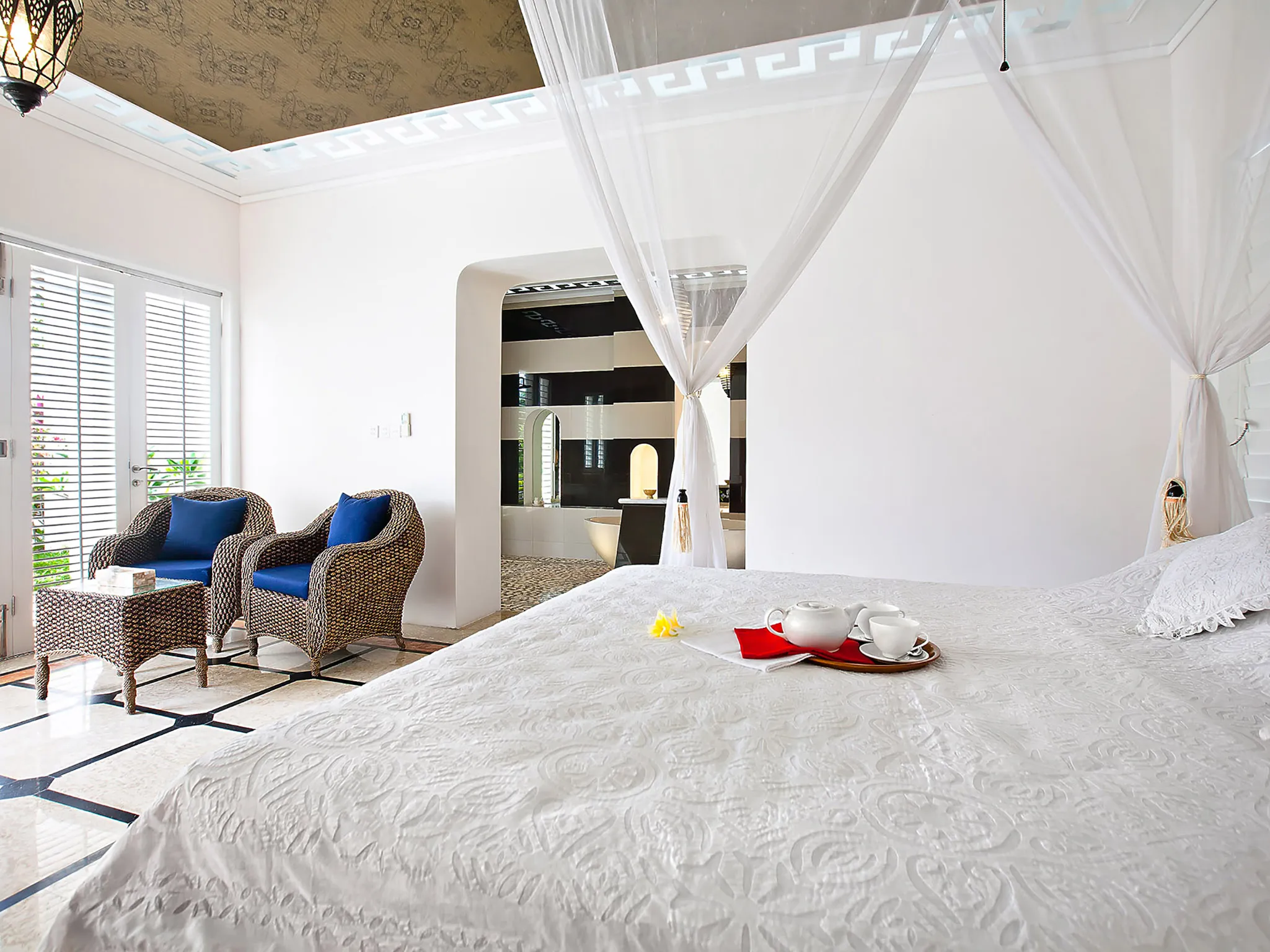 Puri Nirwana - Guest bedroom ground floor setting
