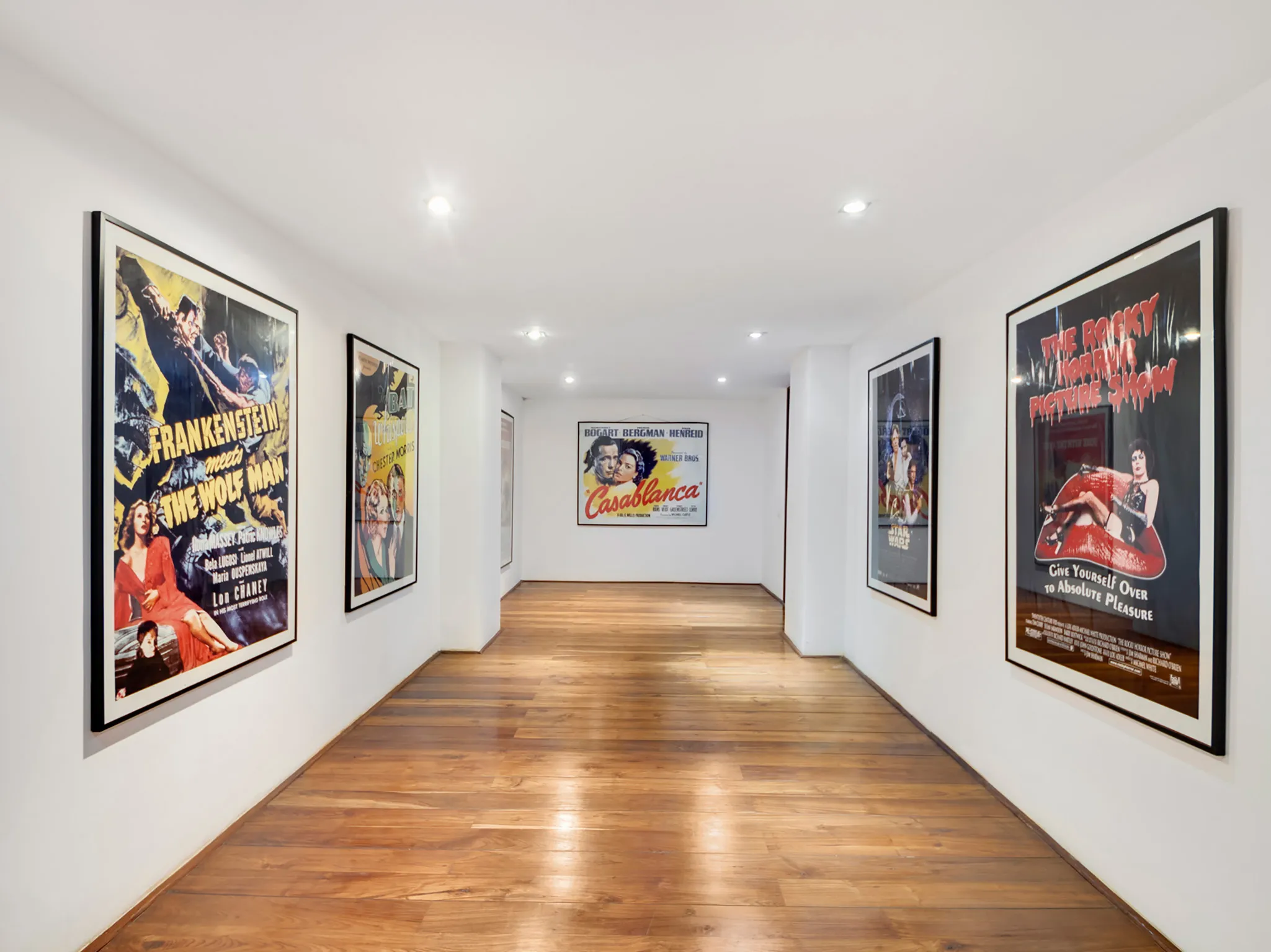 Villa Riva - Cinema hallway