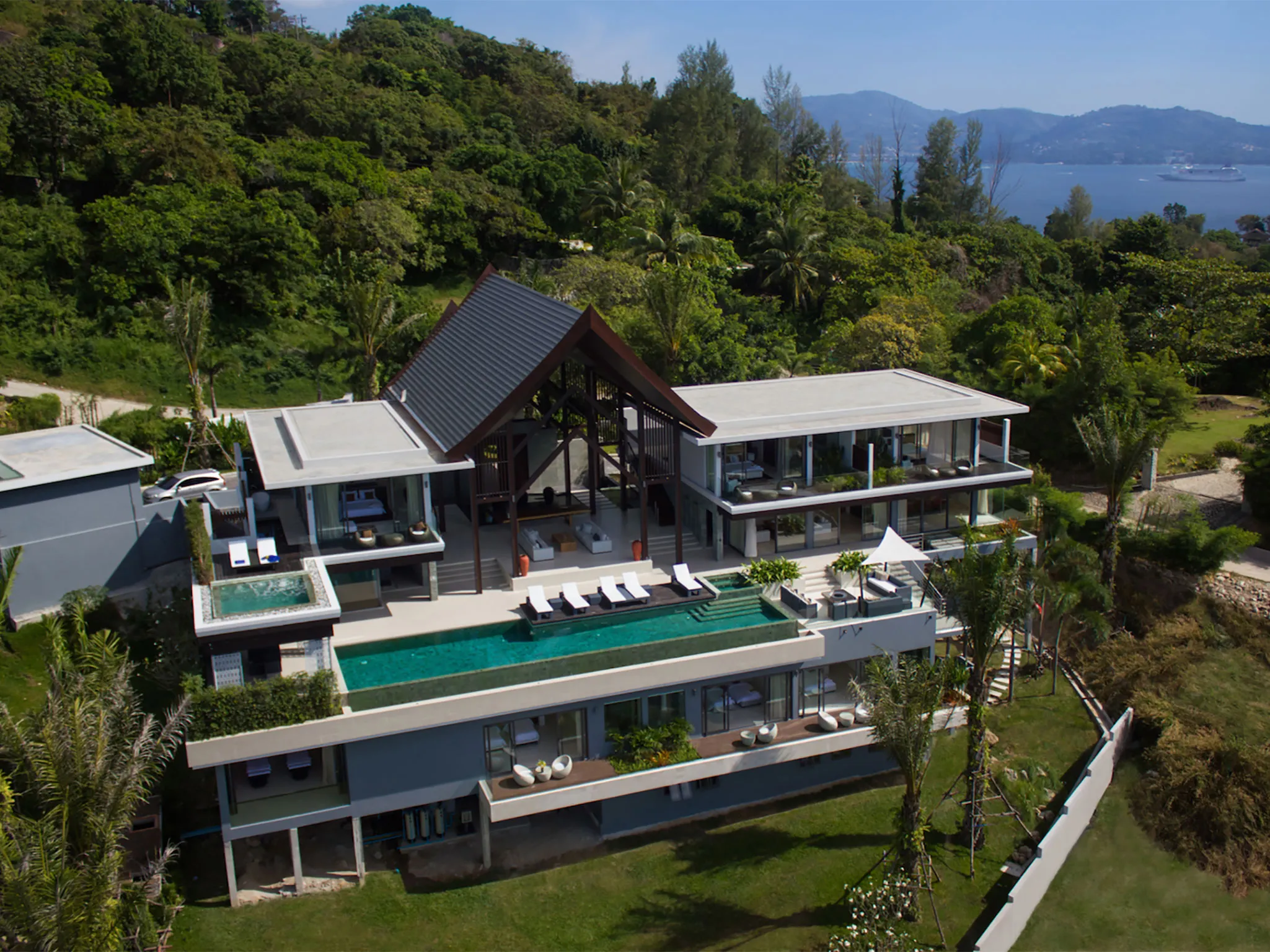 Villa Saan - Aerial shot