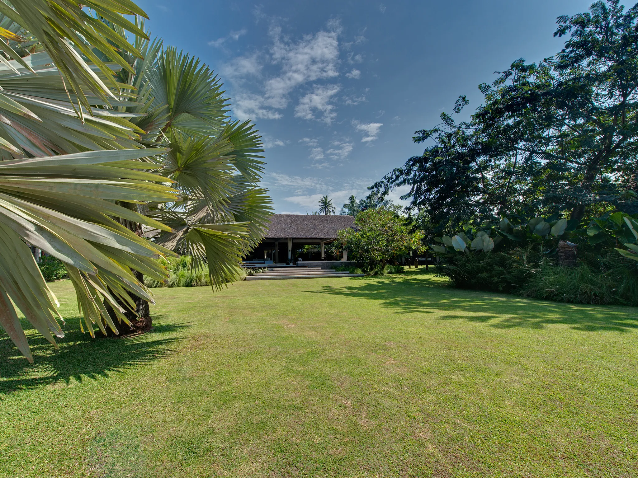 Villa Samadhana - Madagascan palm view of villa