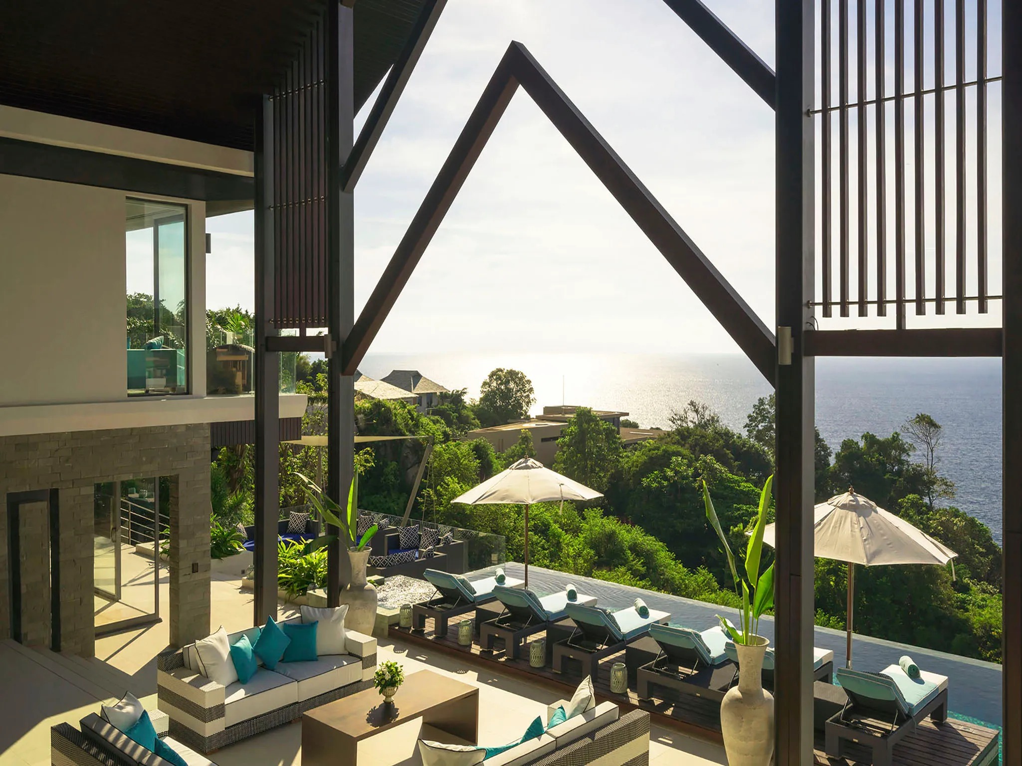 Villa Samira - Central pavilion design