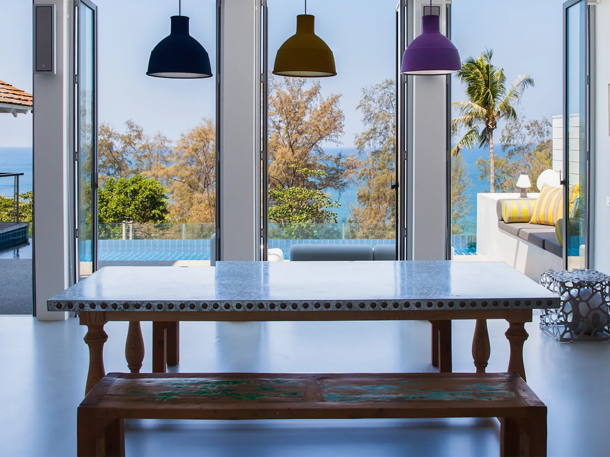 Villa Sammasan - Dining area with a view