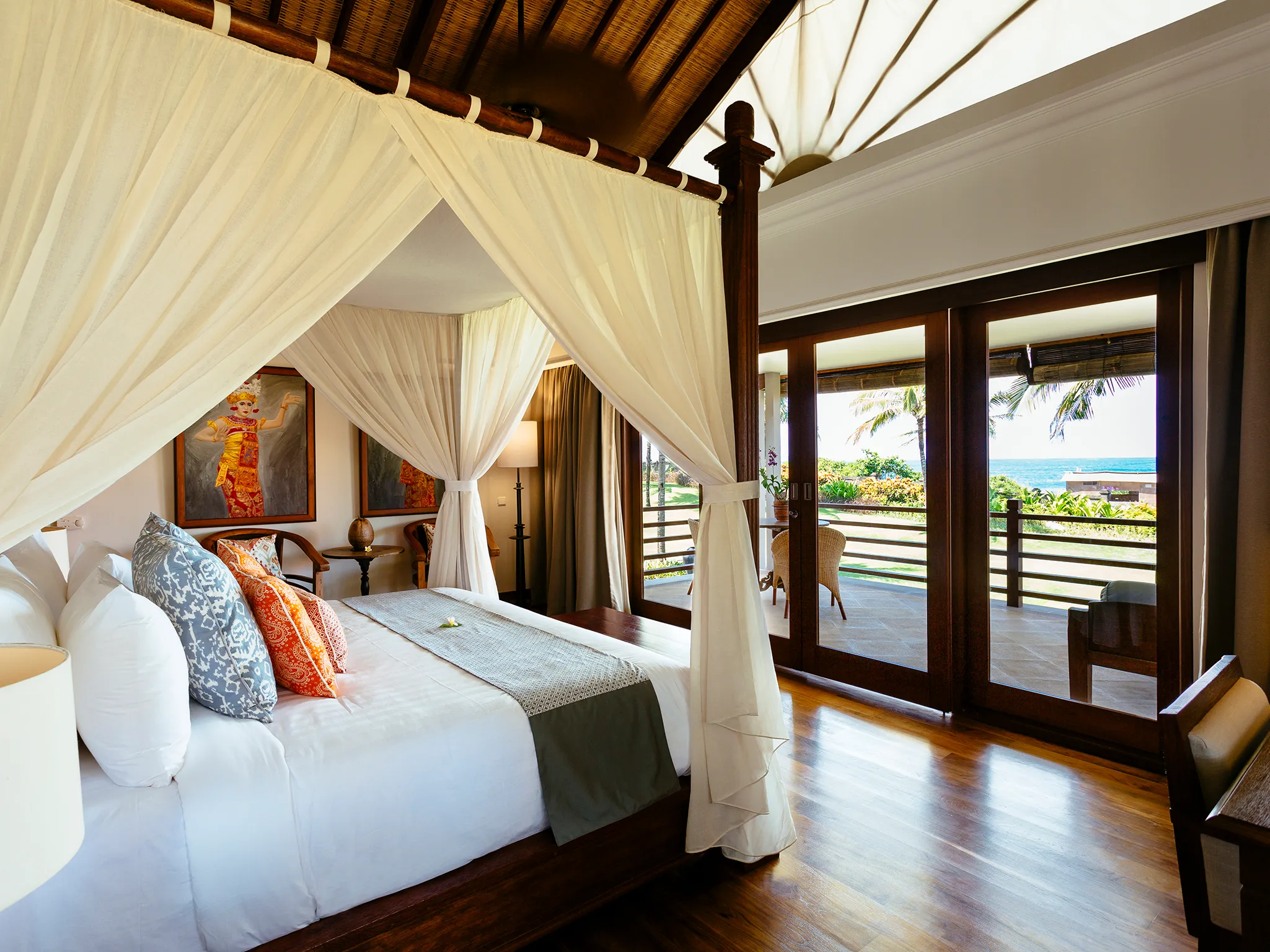 Villa Semarapura - Bedroom three with balcony