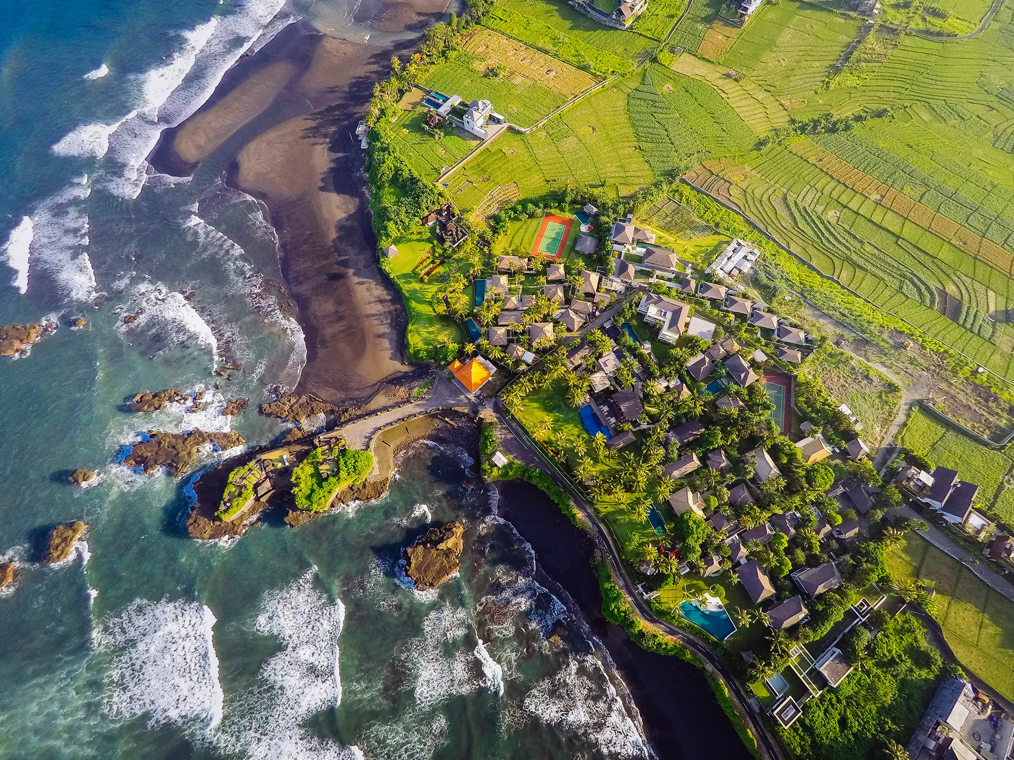 Villa Semarapura - Aerial - High aerial of the neighbourhood