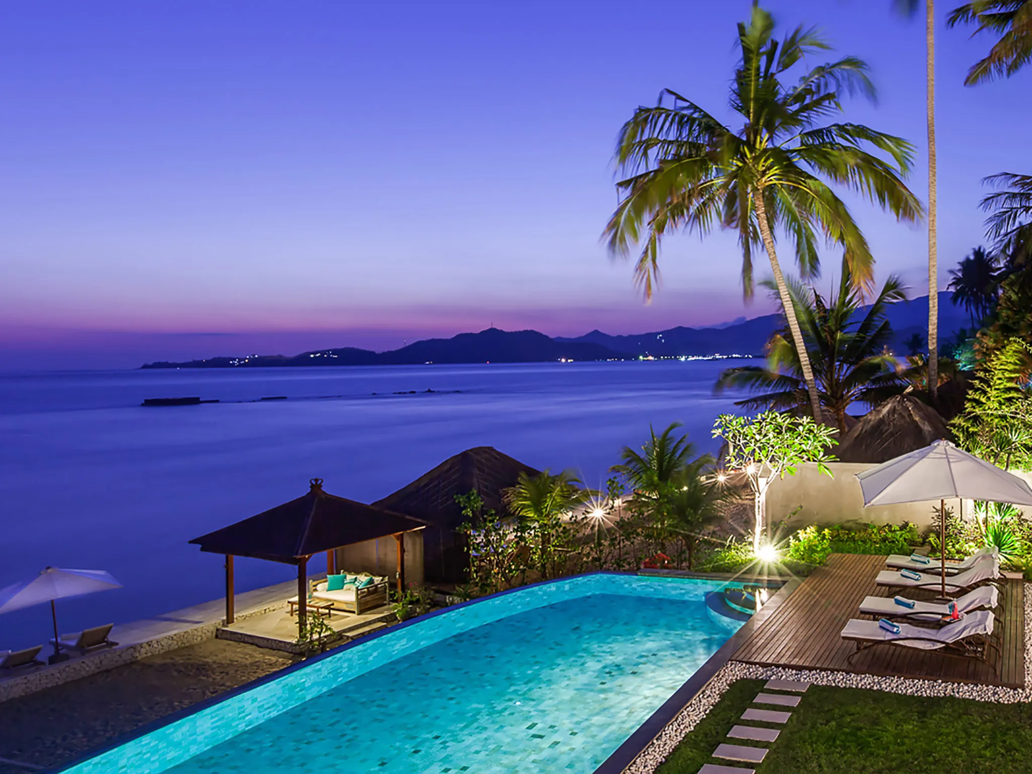 Villa Tirta Nila - The night views