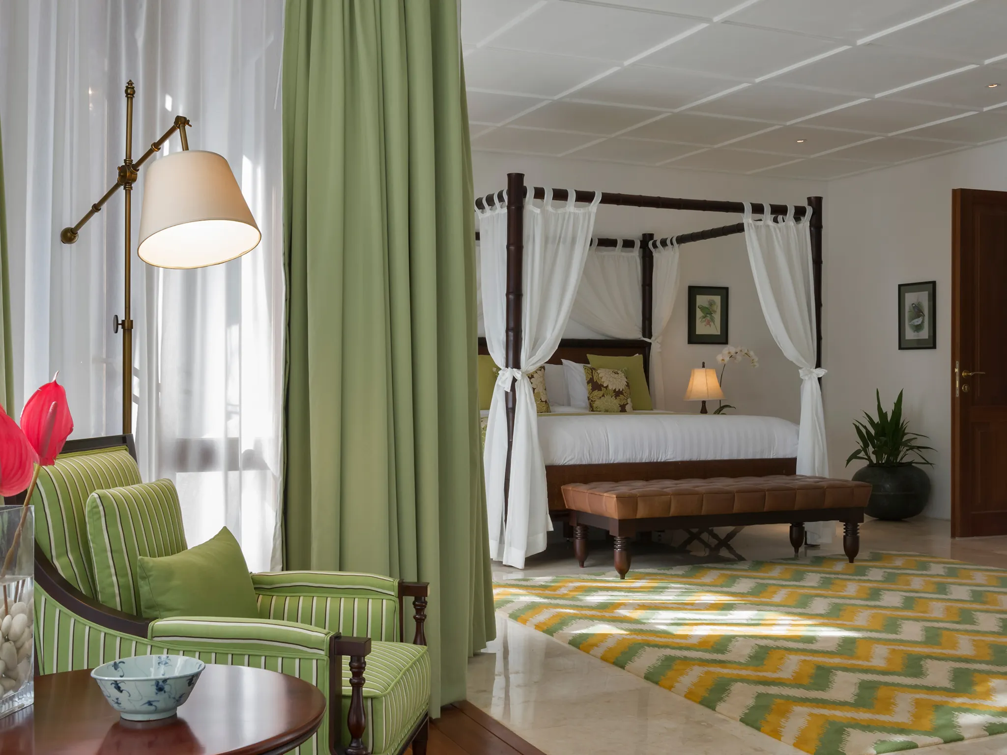 Villa Windu Asri - Downstairs main house bedroom