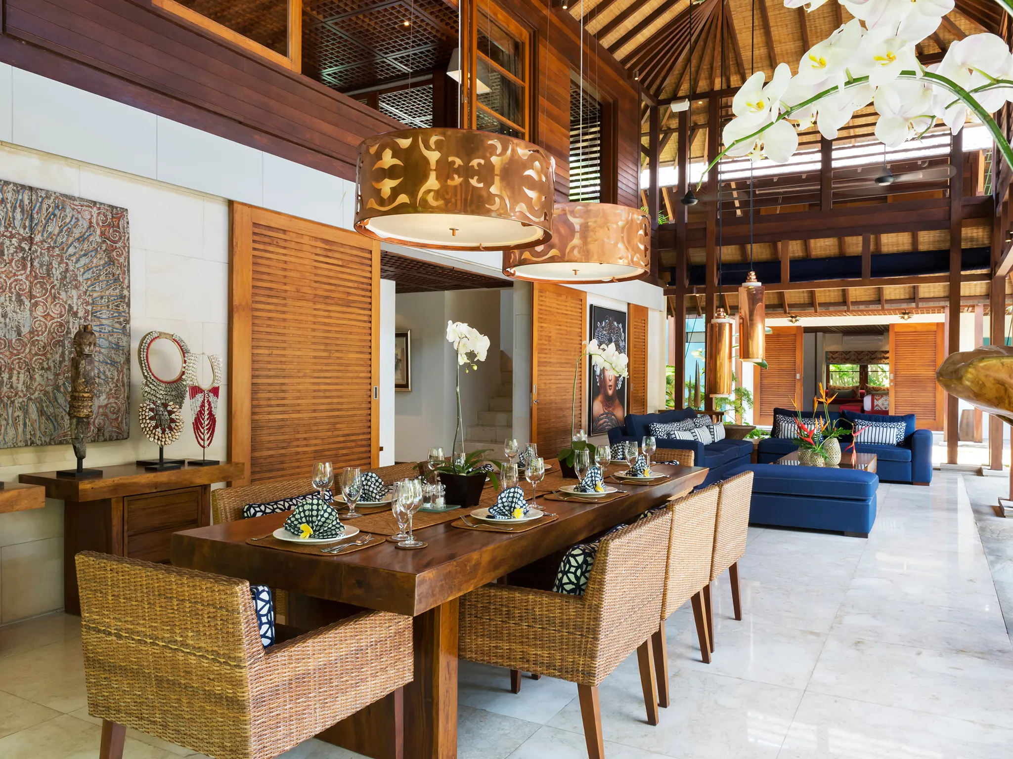 Villa Windu Sari - Dining and living pavilion