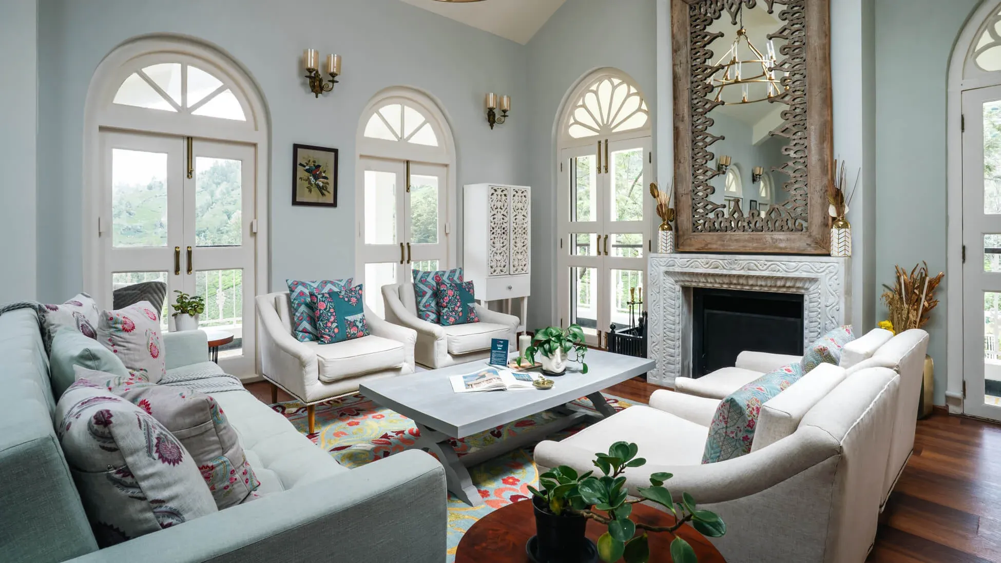 Living and Dining Area | Villa Aikyam